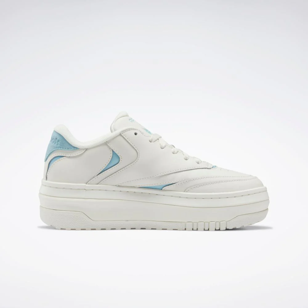Reebok Footwear Women Club C Extra CHALK/BLUPEA/CHALK - Image 2