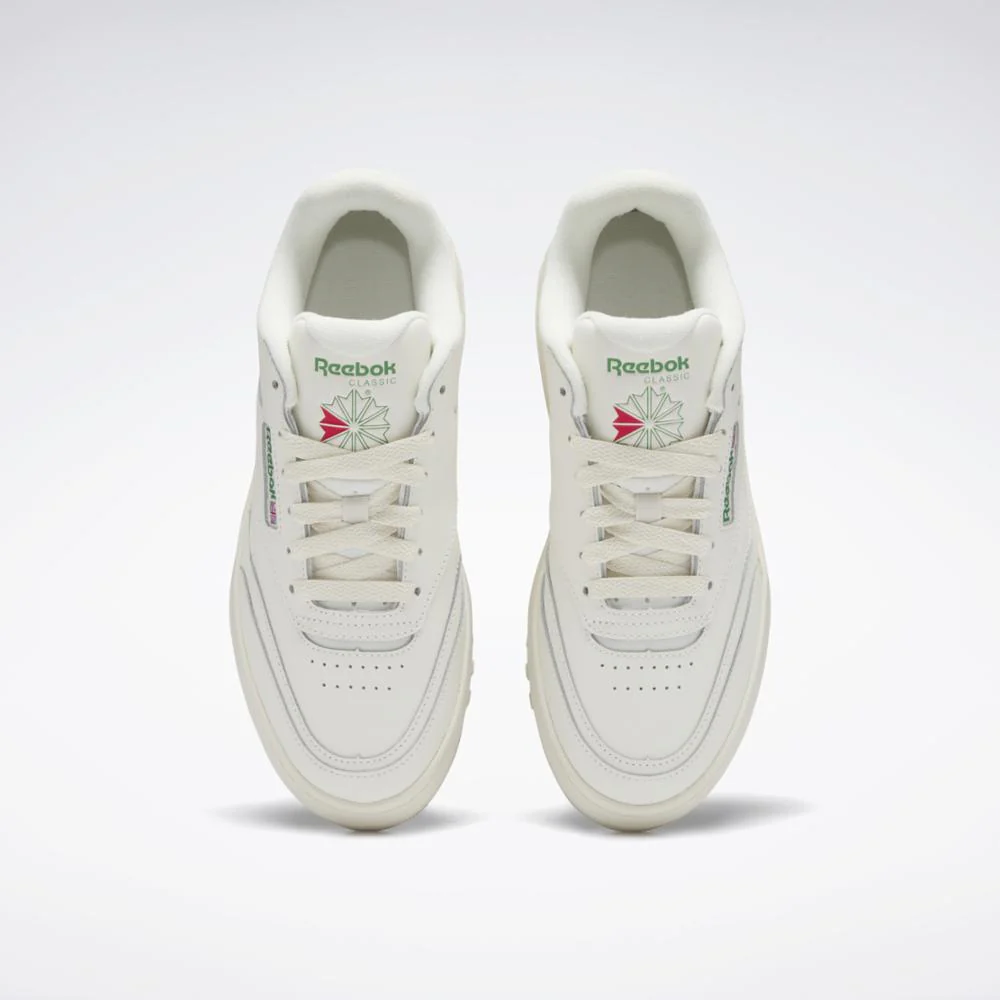 Reebok Footwear Women Club C Extra Shoes CHALK/CHALK/GLEN GREEN - Image 6