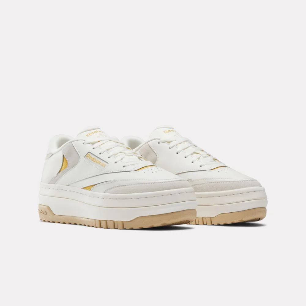 Reebok Footwear Women Club C Extra Shoes CHALK/BUT/CHALK - Image 2