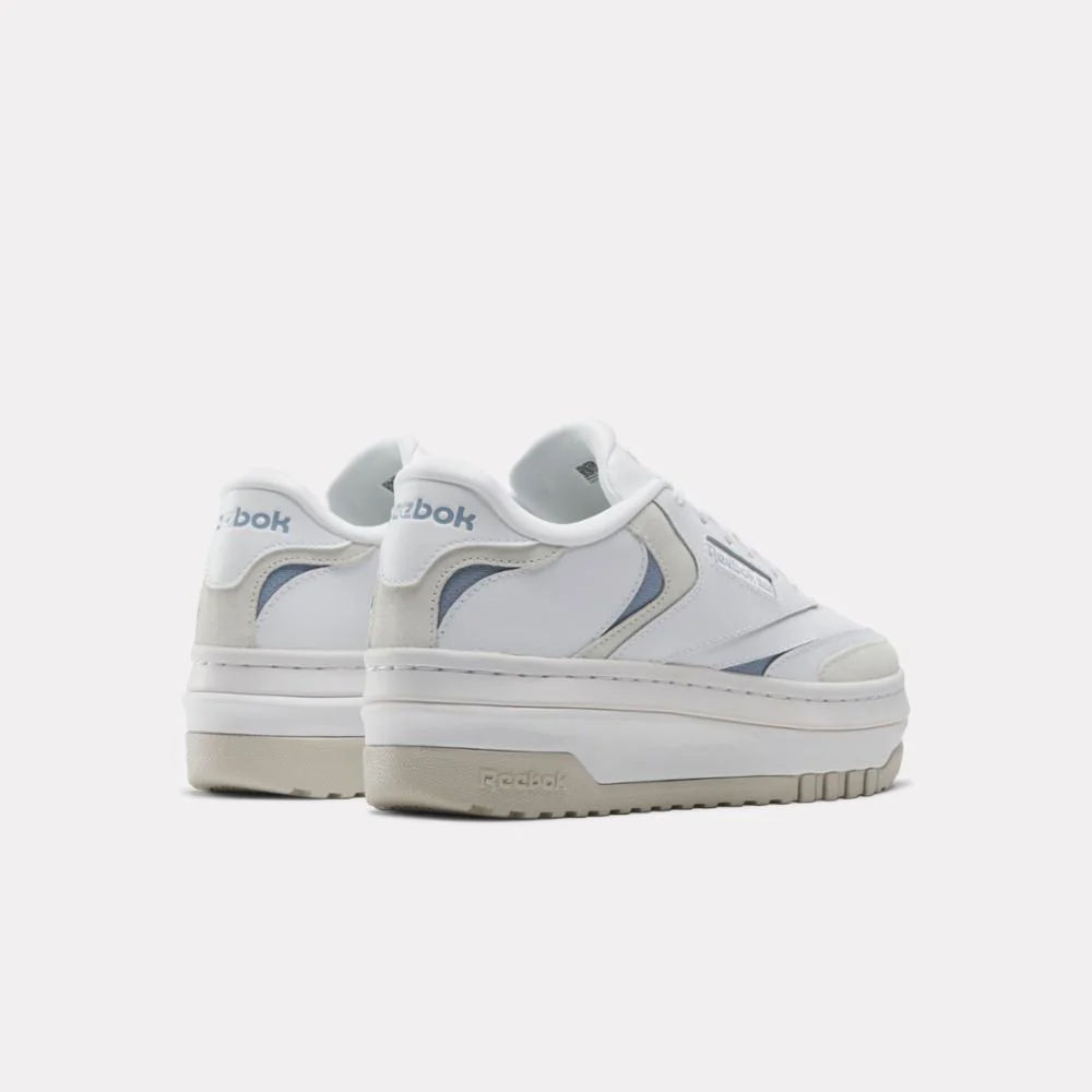 Reebok Footwear Women Club C Extra Shoes WHITE/VINTAGE BLUE/MOONSTONE - Image 3