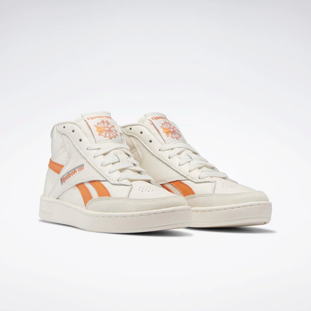 Reebok Footwear Women CLUB C FORM HI SHOES CHALK/PEAFUZ/BURORA - Image 3