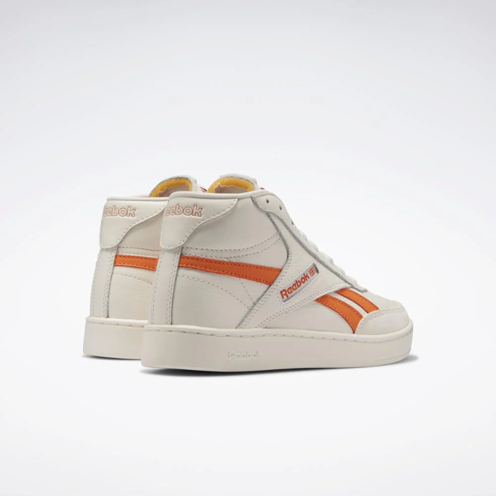Reebok Footwear Women CLUB C FORM HI SHOES CHALK/PEAFUZ/BURORA - Image 4