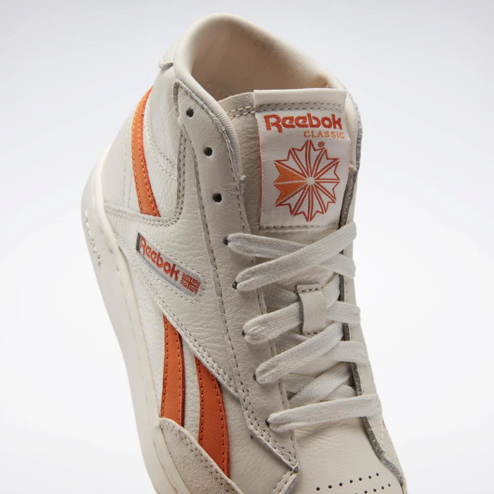 Reebok Footwear Women CLUB C FORM HI SHOES CHALK/PEAFUZ/BURORA - Image 7