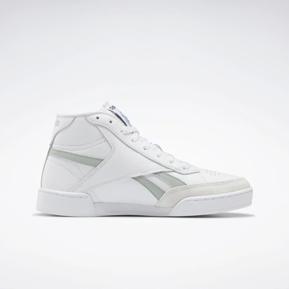 Reebok Footwear Women Club C Form Hi Shoes FTWWHT/SEASPR/CHLGRN - Image 2