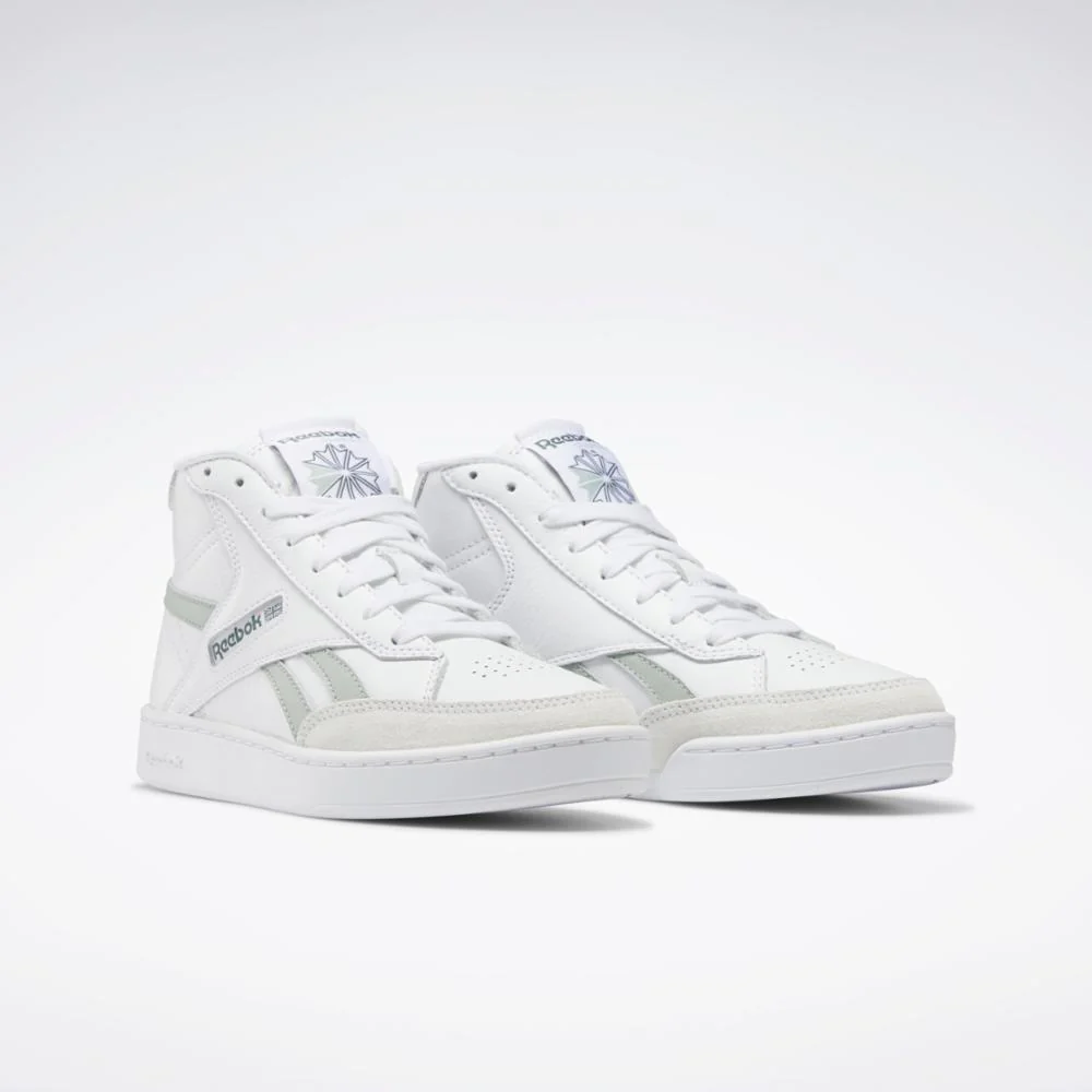 Reebok Footwear Women Club C Form Hi Shoes FTWWHT/SEASPR/CHLGRN - Image 3