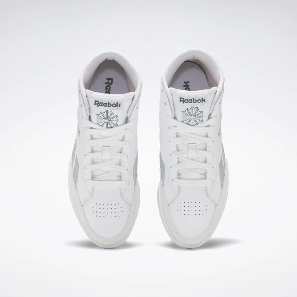 Reebok Footwear Women Club C Form Hi Shoes FTWWHT/SEASPR/CHLGRN - Image 6