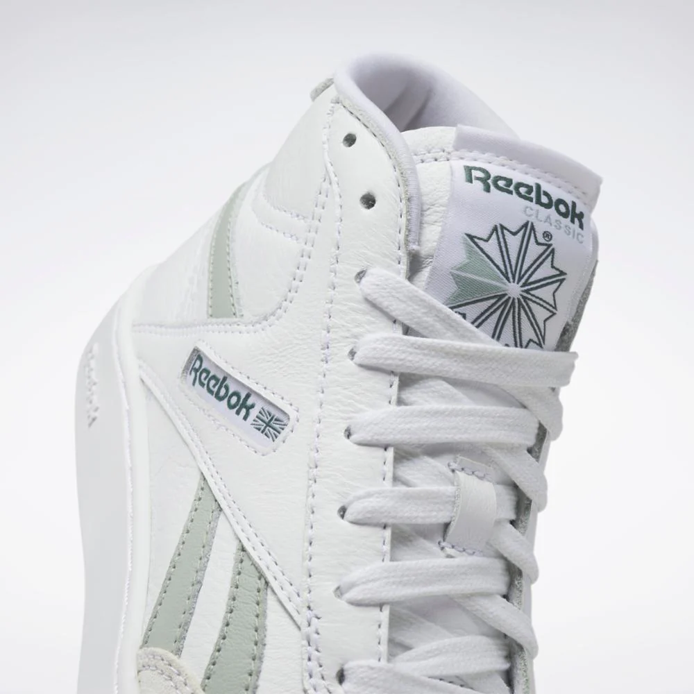 Reebok Footwear Women Club C Form Hi Shoes FTWWHT/SEASPR/CHLGRN - Image 7