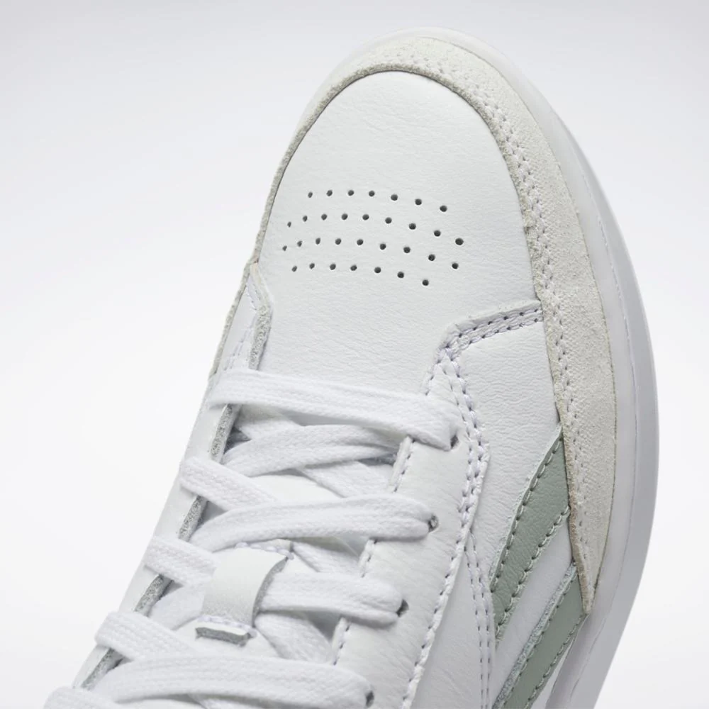 Reebok Footwear Women Club C Form Hi Shoes FTWWHT/SEASPR/CHLGRN - Image 8