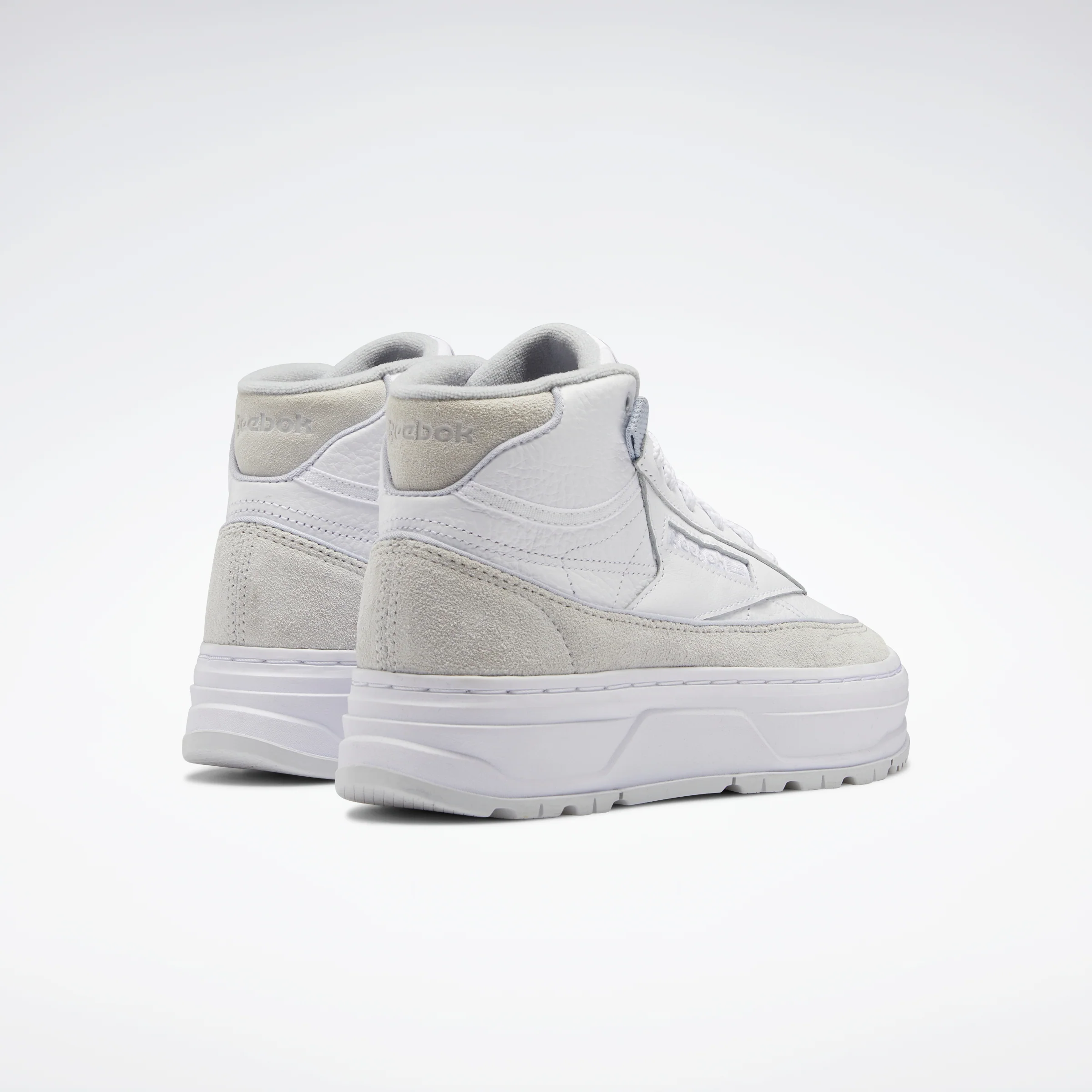 Reebok Footwear Women Club C Geo Mid Shoes Ftwwht/Clgry1/Cdgry2 - Image 4