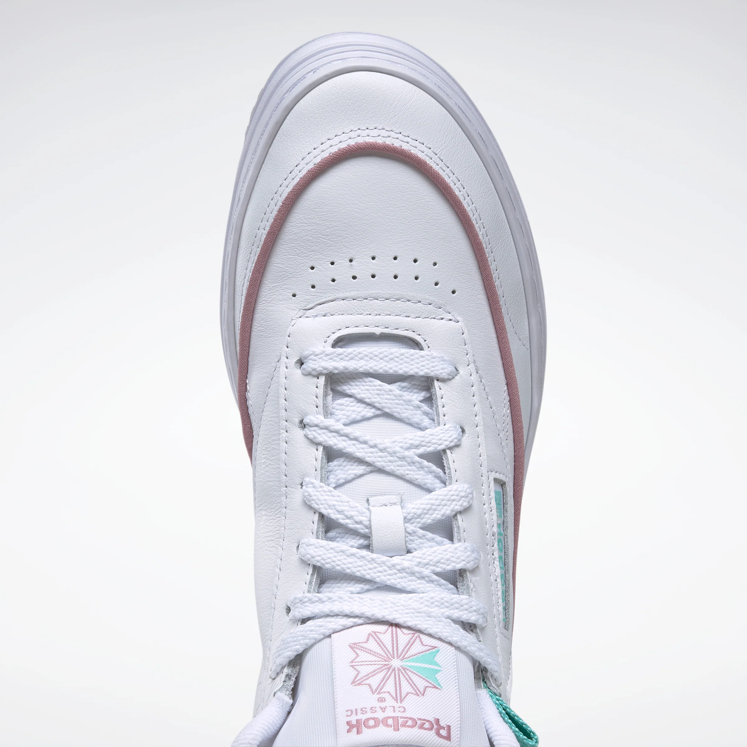 Reebok Footwear Women Club C Geo Mid Shoes Ftwwht/Inflil/Seclte - Image 8