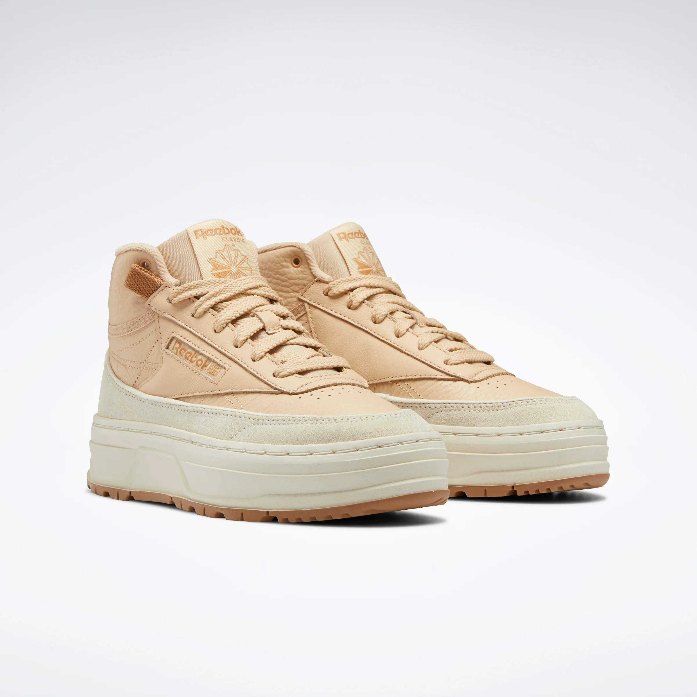 Reebok Footwear Women Club C Geo Mid Shoes Weabei/Trubei/Alabas - Image 3
