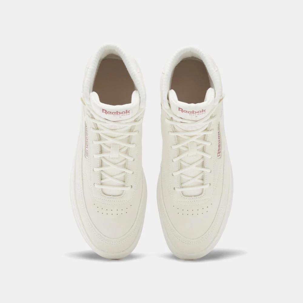 Reebok Footwear Women Club C Geo Mid Women's Shoes R/CHALK/STUC - Image 5