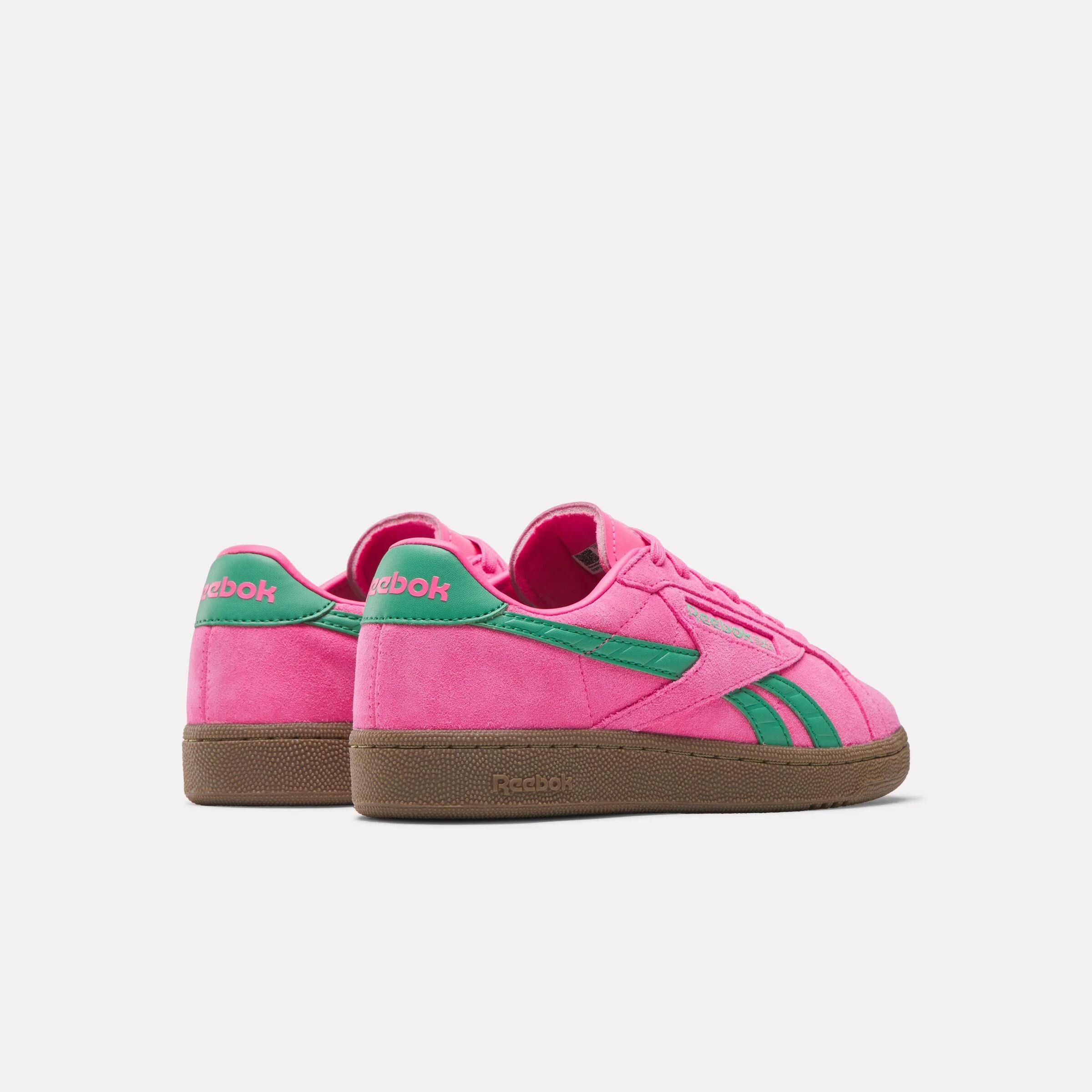 Reebok Footwear Women Club C Grounds UK Shoes ATOMICPINK/UPGRADEGREEN/GUM - Image 3