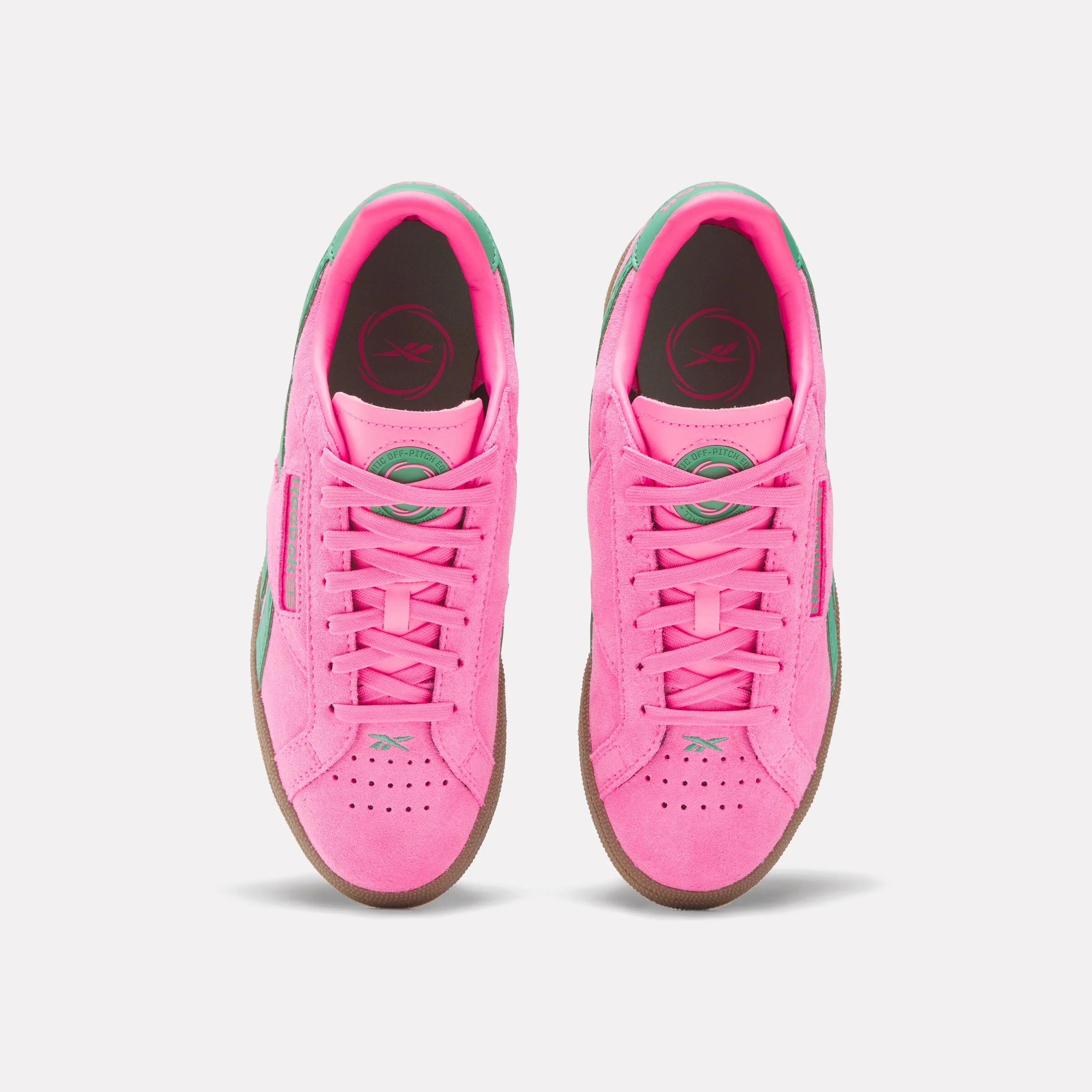 Reebok Footwear Women Club C Grounds UK Shoes ATOMICPINK/UPGRADEGREEN/GUM - Image 5