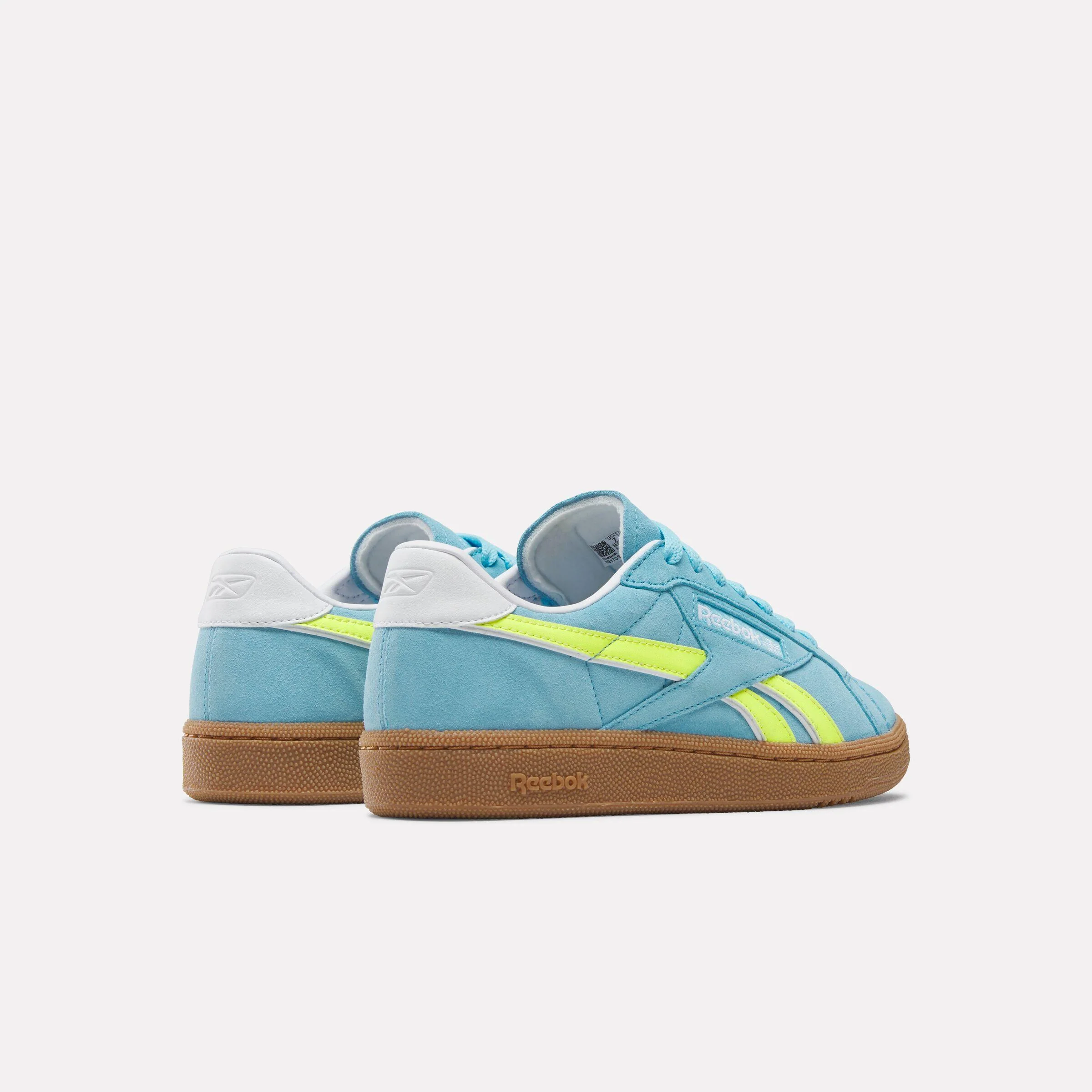 Reebok Footwear Women Club C Grounds UK Shoes DIGITAL BLUE/SOLAR ACID YELLOW - Image 3