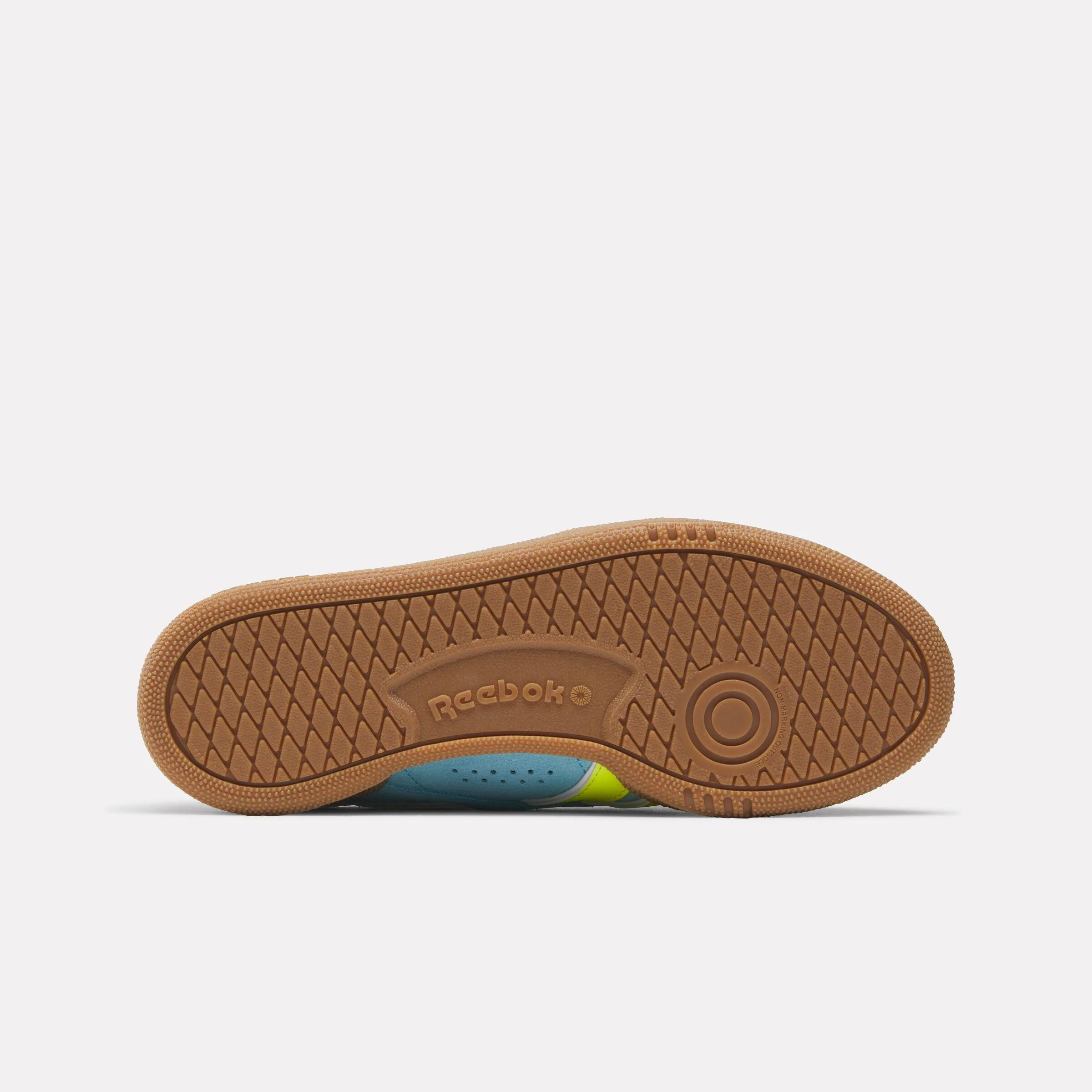 Reebok Footwear Women Club C Grounds UK Shoes DIGITAL BLUE/SOLAR ACID YELLOW - Image 4