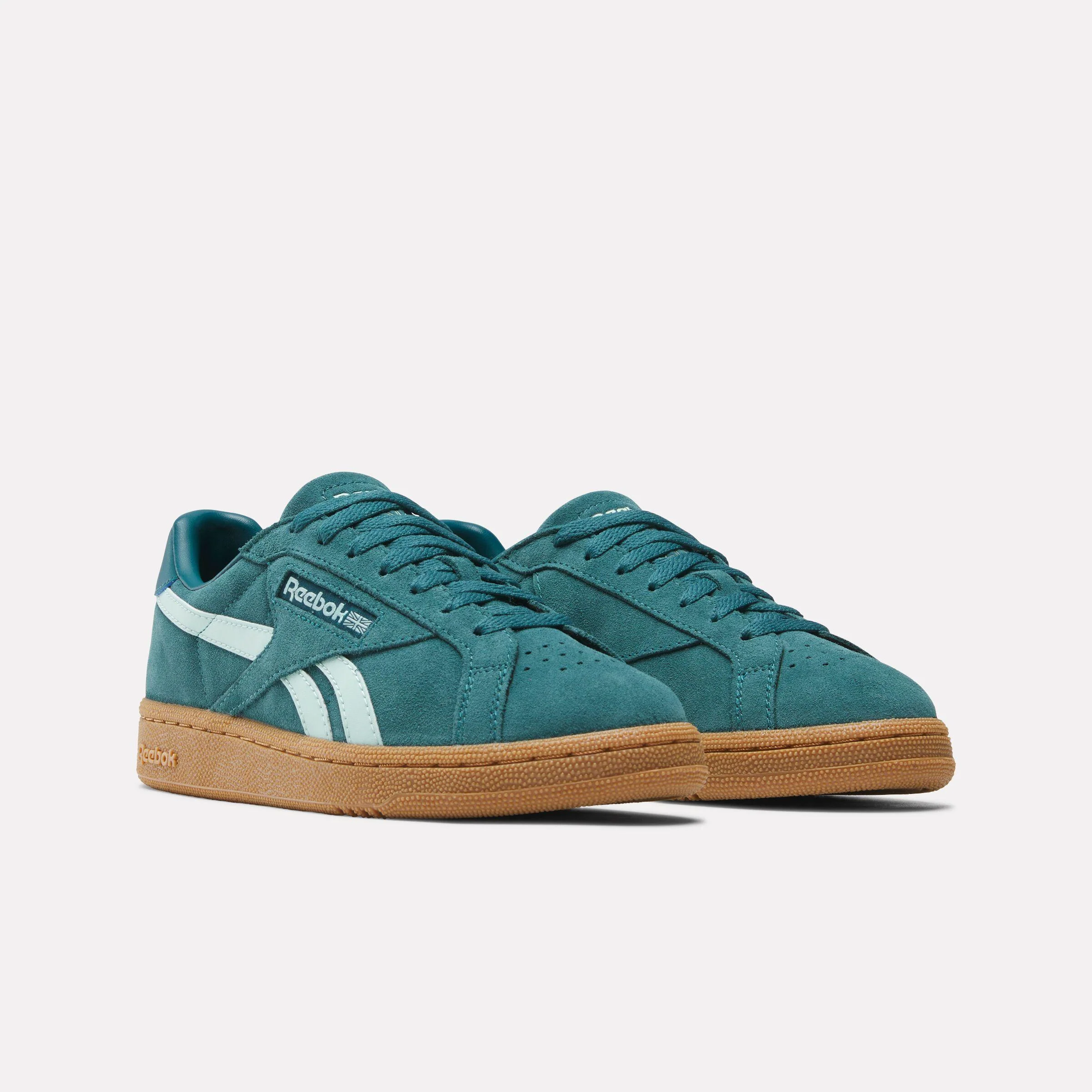 Reebok Footwear Women Club C Grounds UK Shoes RETROTEAL/RETROTEAL/GLITCHAQUA - Image 2
