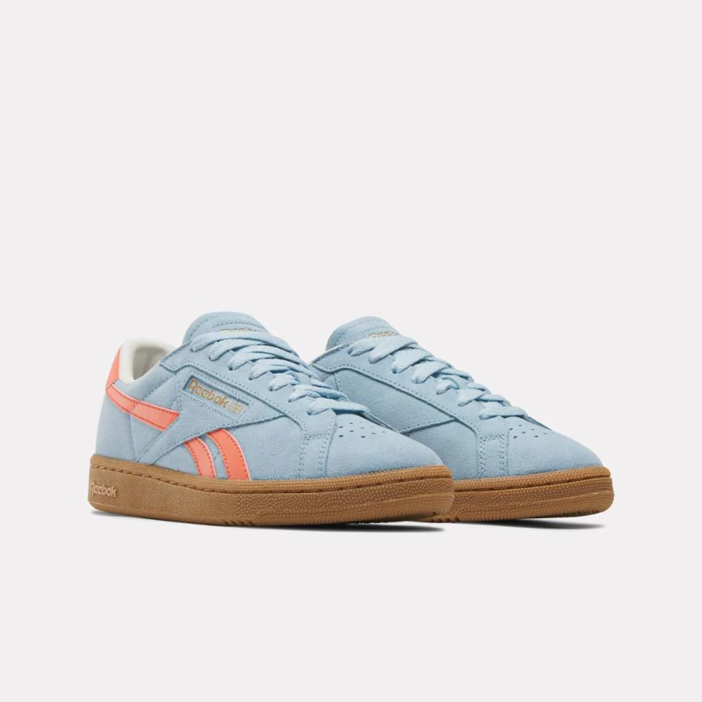 Reebok Footwear Women Club C Grounds UK Shoes SOFTBLUE/SUPERCHARGEDCORAL/GUM - Image 2