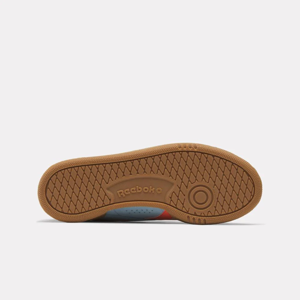 Reebok Footwear Women Club C Grounds UK Shoes SOFTBLUE/SUPERCHARGEDCORAL/GUM - Image 4