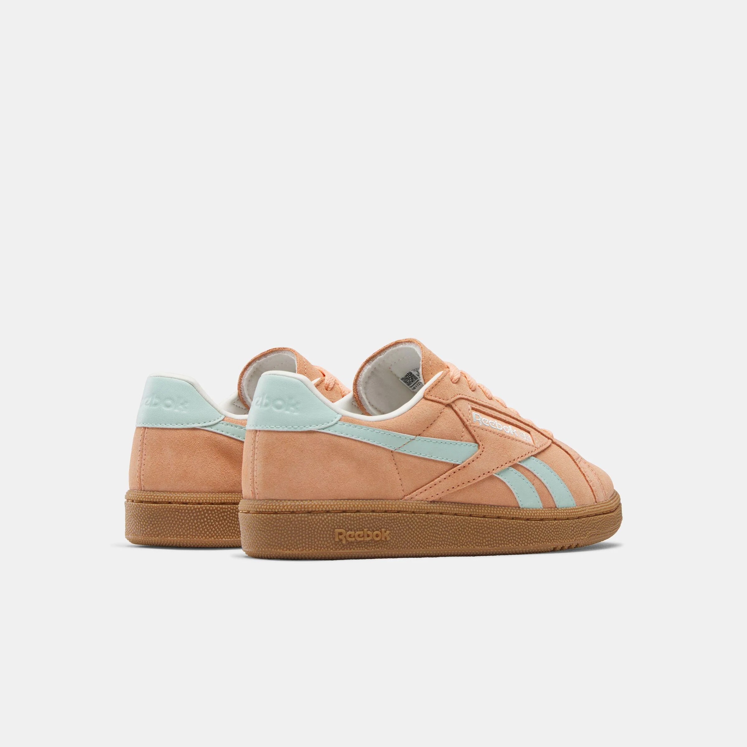 Reebok Footwear Women Club C Grounds UK Shoes SUNKISSEDORANGE/GLITCHAQUA/CHA - Image 3