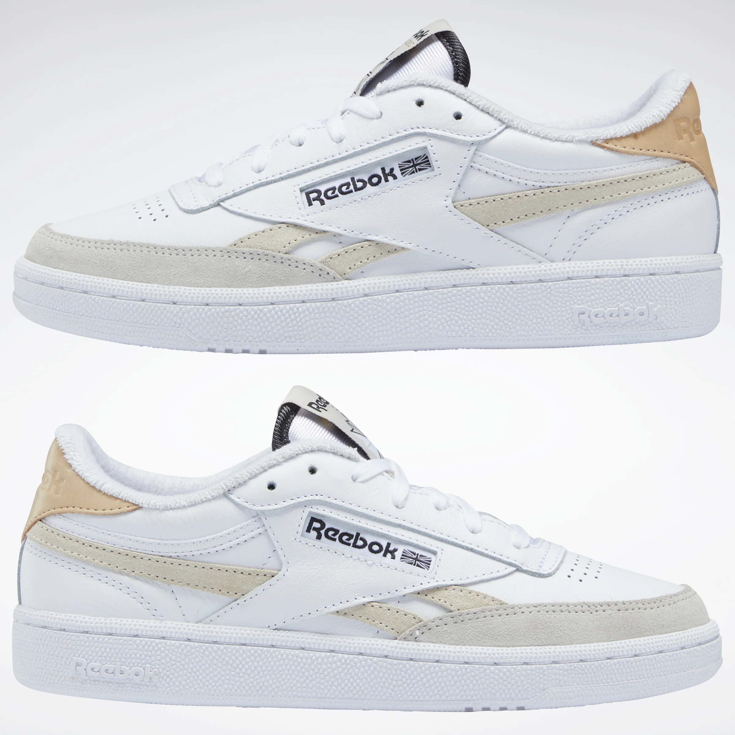 Reebok Footwear Women Club C Revenge Shoes Ftwwht/Stucco/Purgry - Image 9