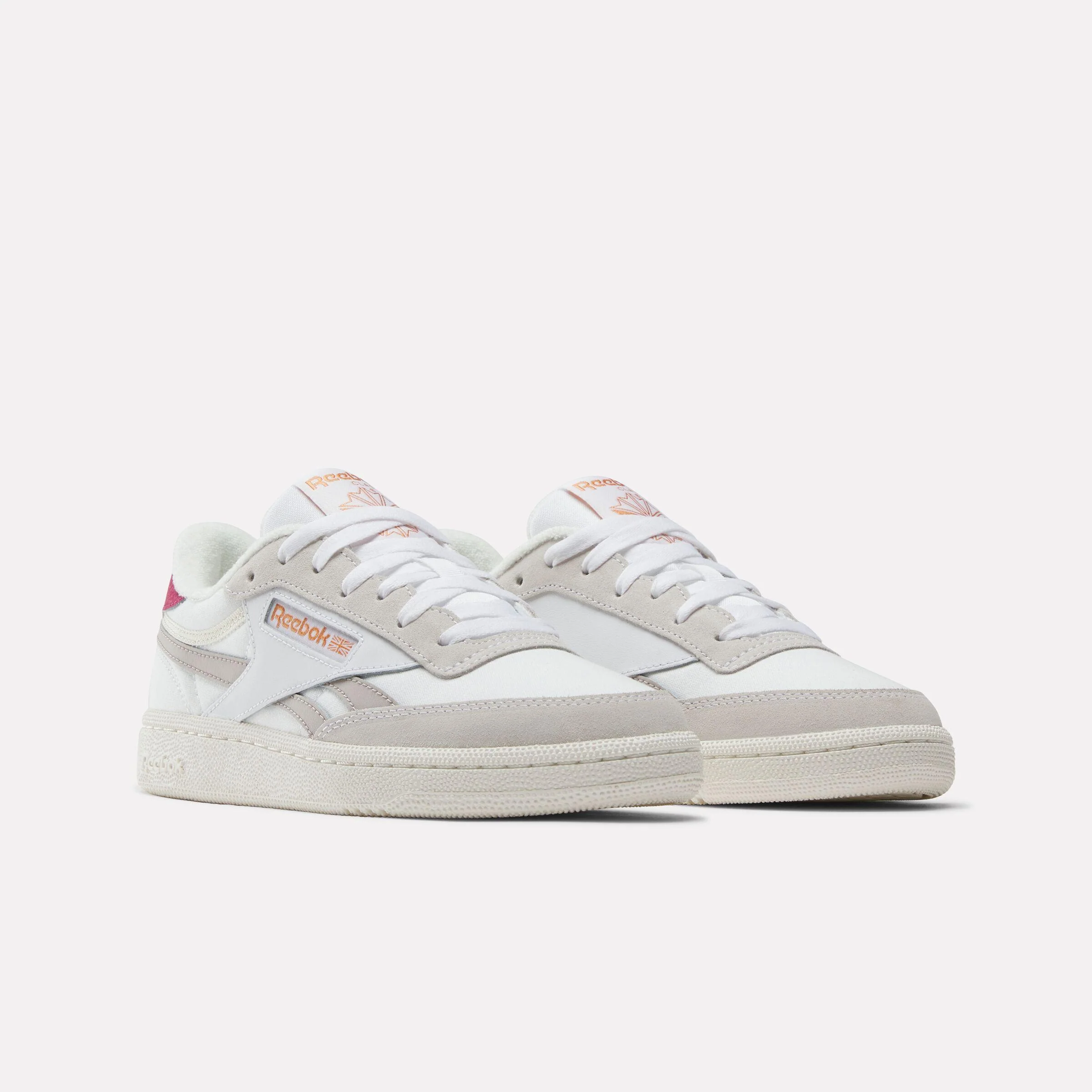 Reebok Footwear Women Club C Revenge Shoes WHITE/VERYBERRY/HAZYGREY - Image 2