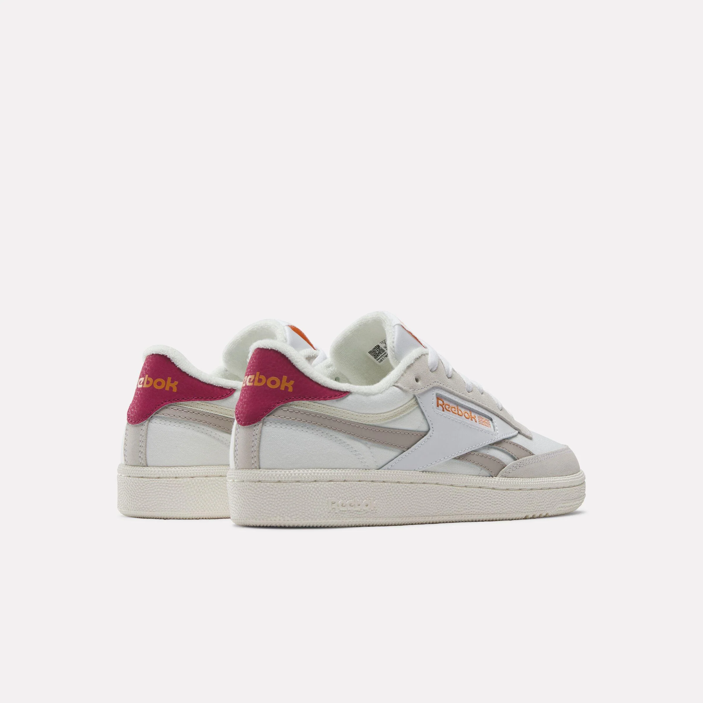Reebok Footwear Women Club C Revenge Shoes WHITE/VERYBERRY/HAZYGREY - Image 3