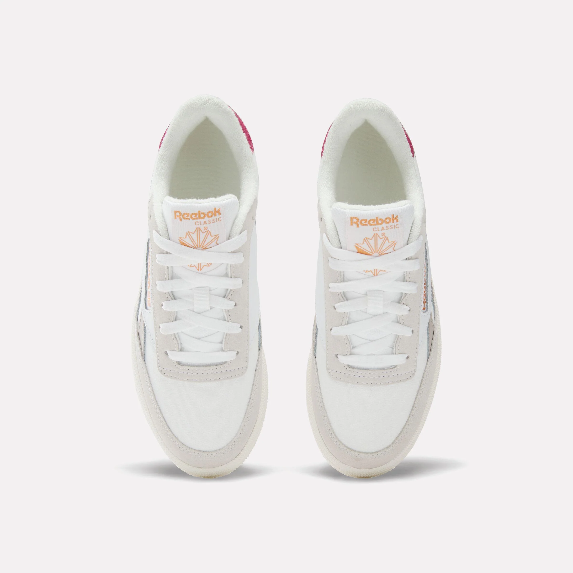 Reebok Footwear Women Club C Revenge Shoes WHITE/VERYBERRY/HAZYGREY - Image 5