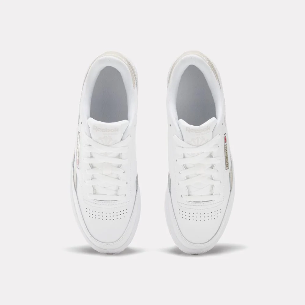 Reebok Footwear Women Club C Revenge Shoes WHITE/WHITE/MOONSTONE - Image 5