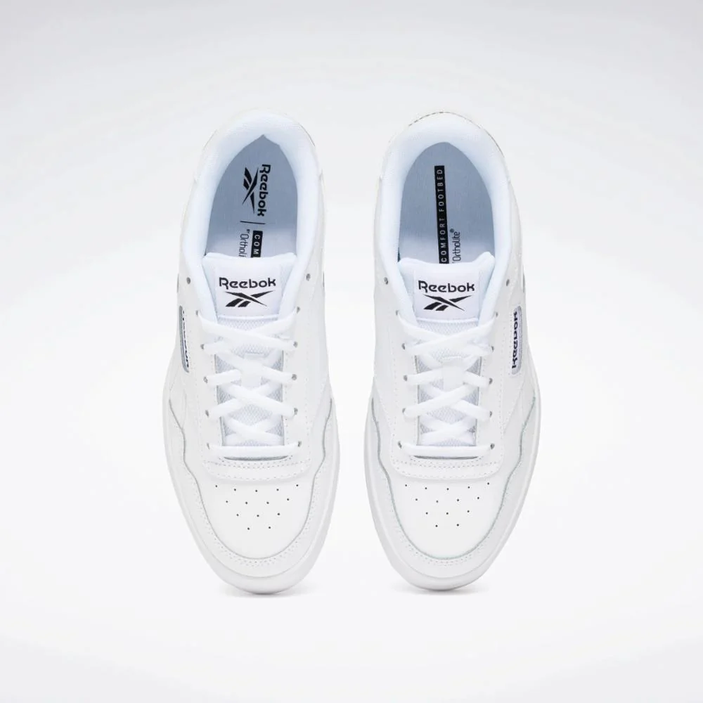 Reebok Footwear Women Reebok Court Advance Bold Shoes FTWR WHT/FTWR WHT/CORE BLK - Image 6