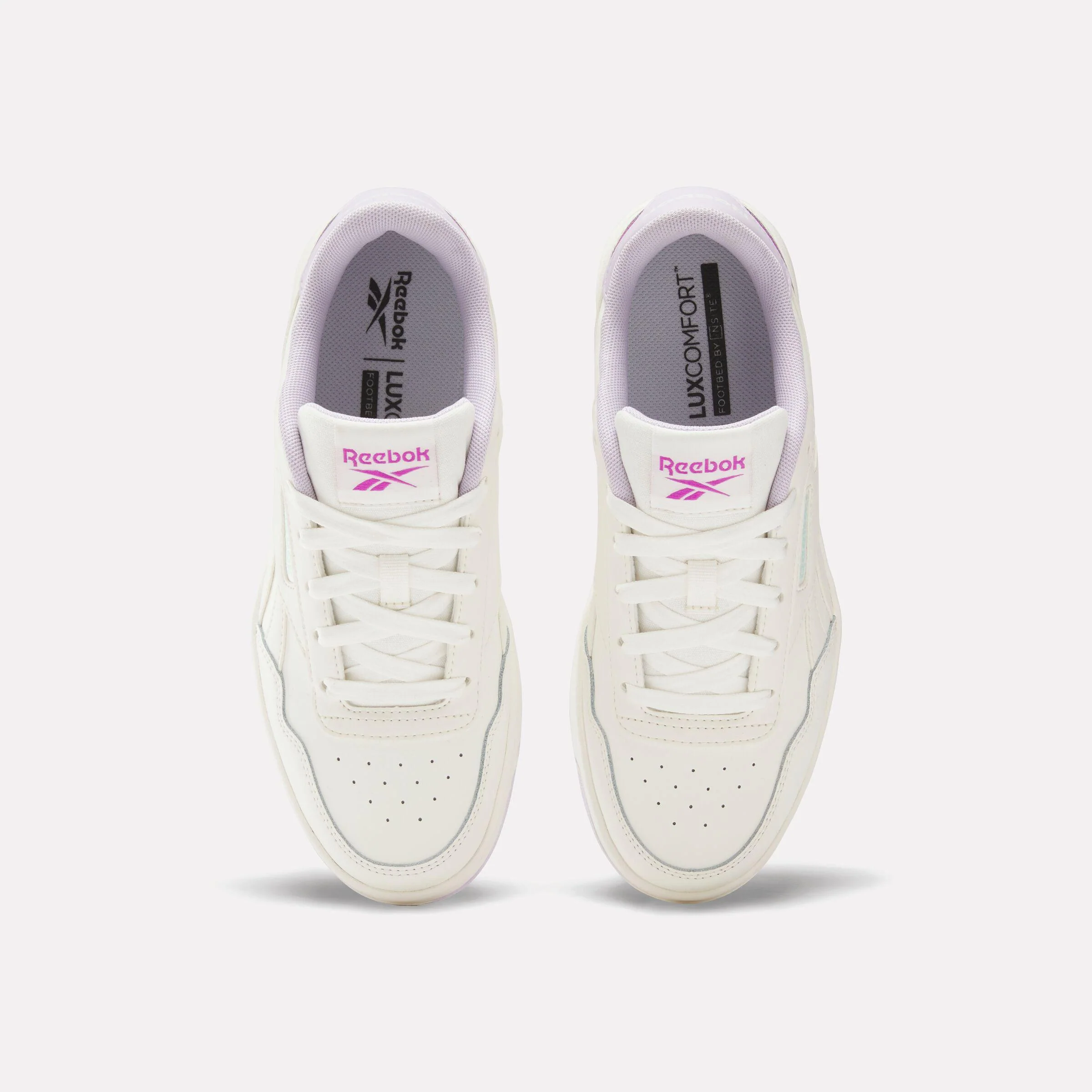 Reebok Footwear Women Court Advance Shoes CHALK/DIGITALGLEAM/PURPLERAVE - Image 5