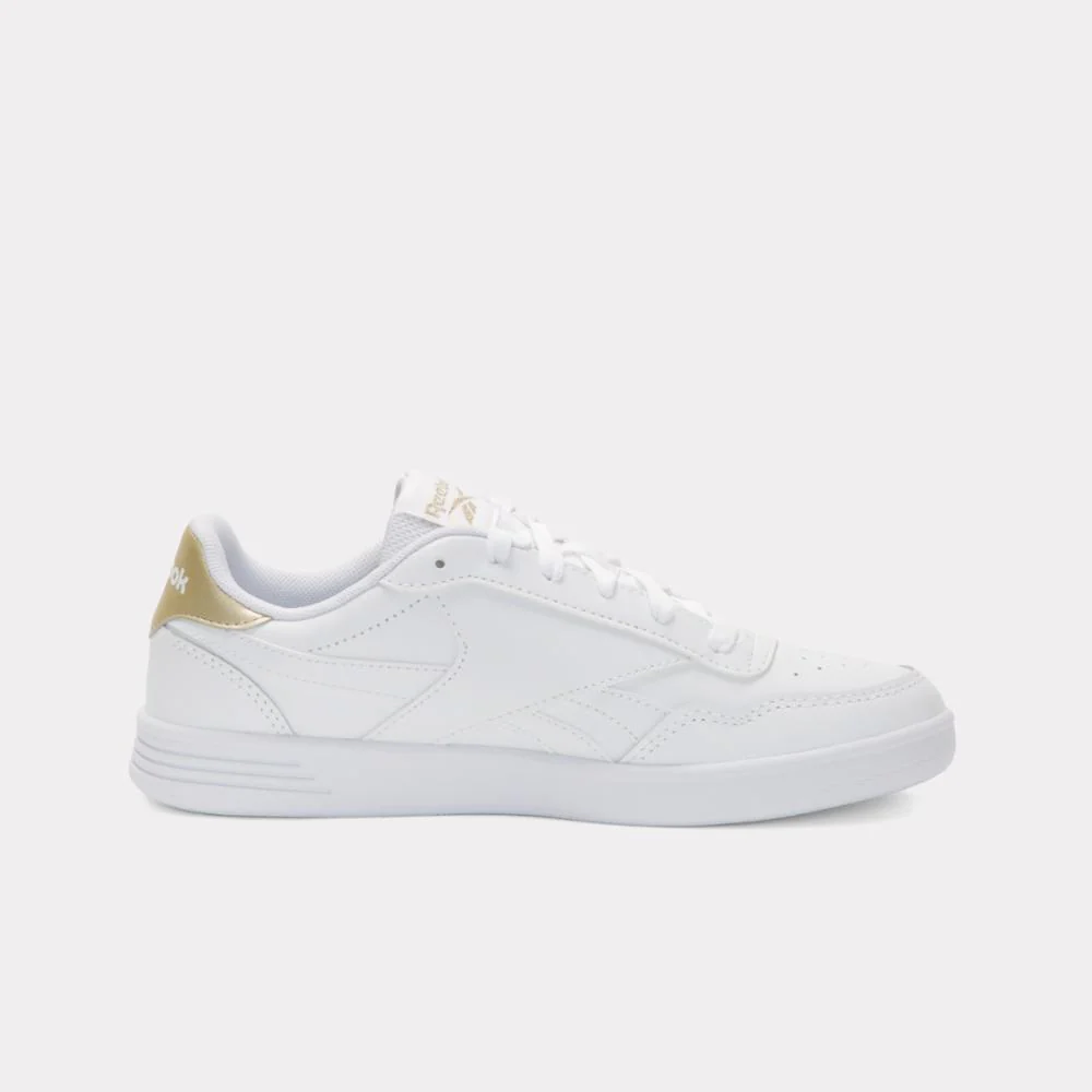 Reebok Footwear Women Court Advance Shoes FTWRWHITE/FTWRWHITE/PALEGOLD - Image 2
