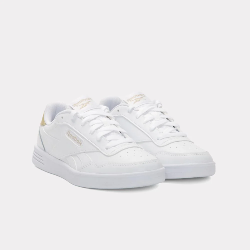 Reebok Footwear Women Court Advance Shoes FTWRWHITE/FTWRWHITE/PALEGOLD - Image 3