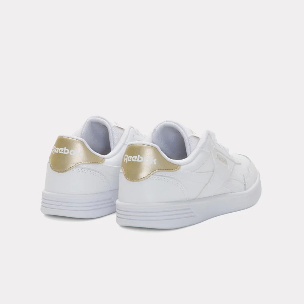 Reebok Footwear Women Court Advance Shoes FTWRWHITE/FTWRWHITE/PALEGOLD - Image 4