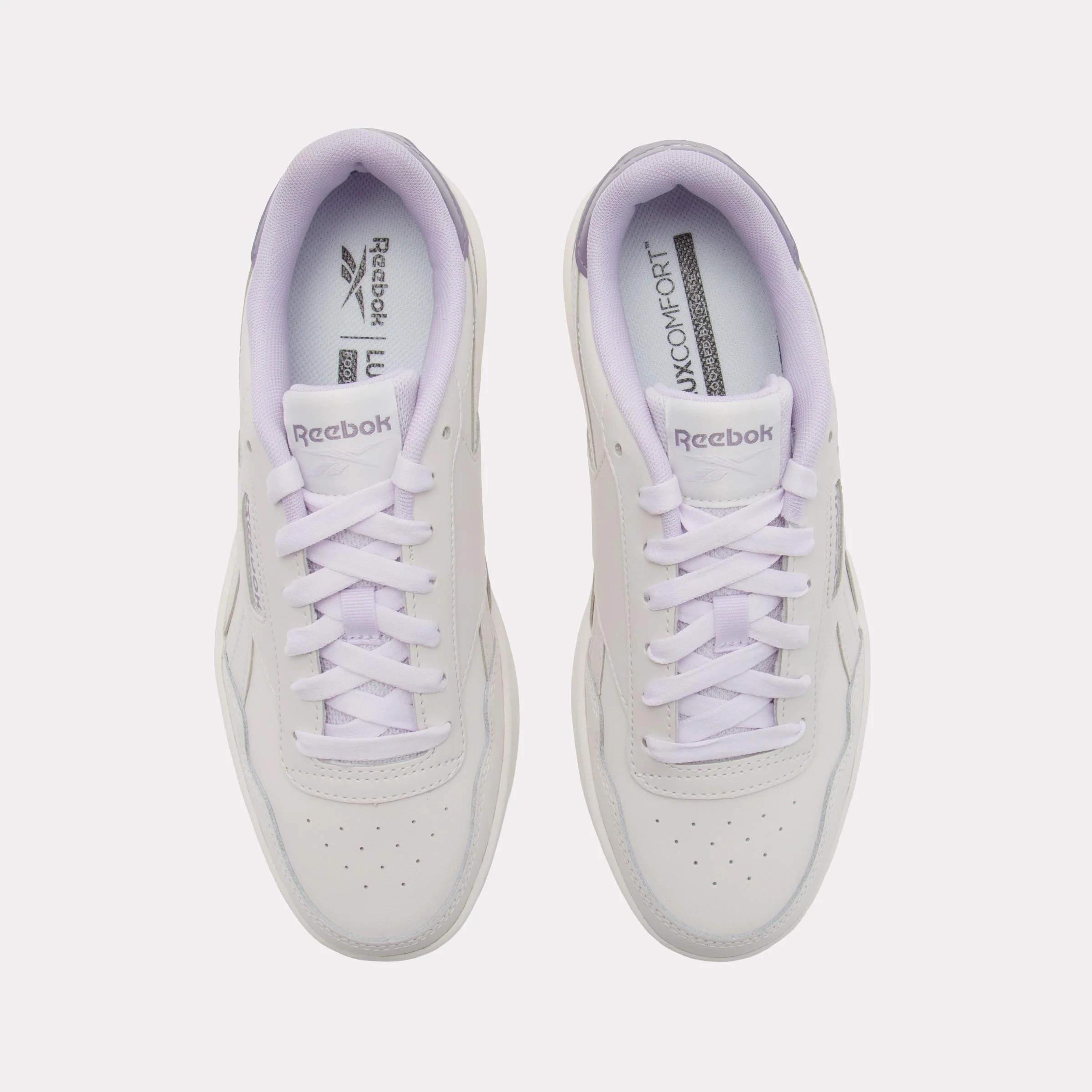 Reebok Footwear Women Court Advance Shoes LUXEGREY/DIGITALGLEAM/PURPLEFU - Image 6