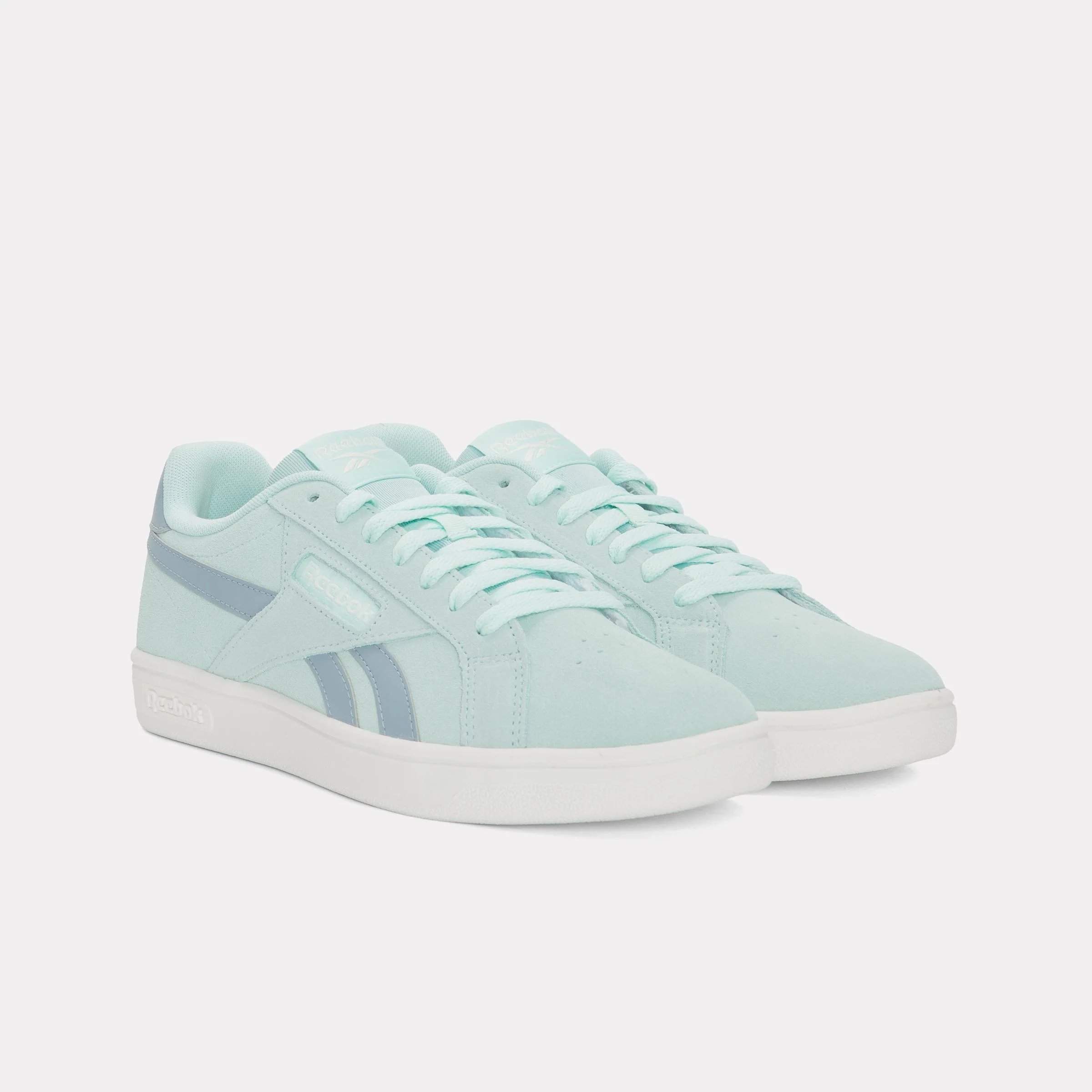 Reebok Footwear Women Court Retro Shoes GLITCHAQUA/LEISUREBLUE/CHALK - Image 2