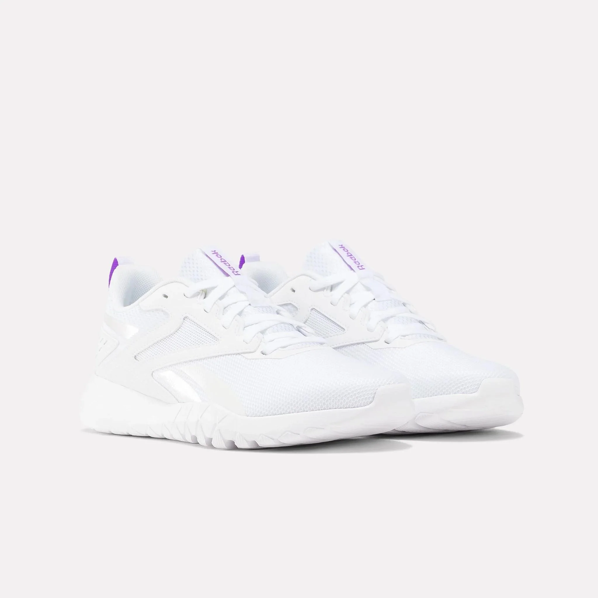 Reebok Footwear Women Flexagon Energy TR 4 Shoes FOOTWEAR WHITE/DIGITAL PURPLE - Image 2