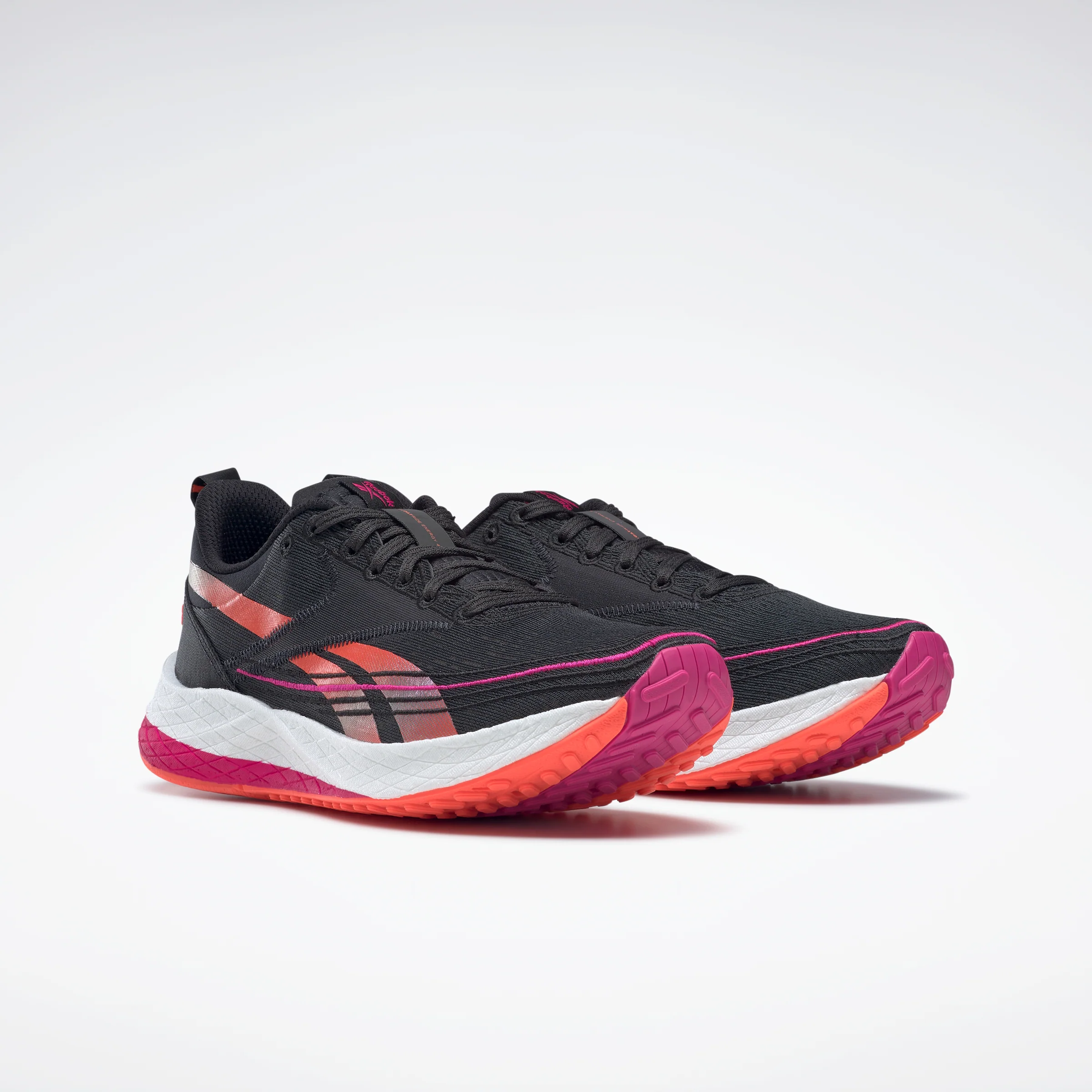 Reebok Footwear Women Floatride Energy 4 Shoes Cblack/Propnk/Orgfla - Image 3