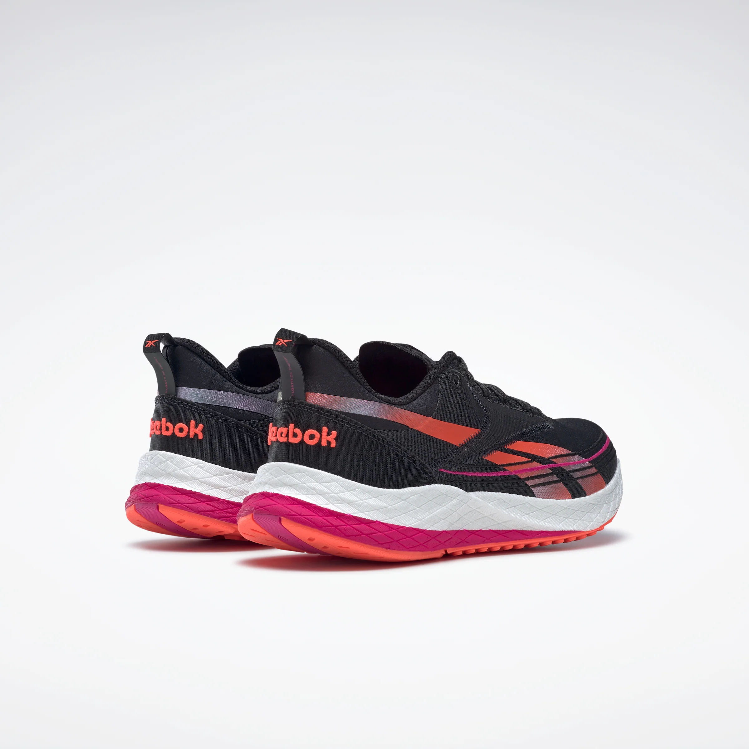 Reebok Footwear Women Floatride Energy 4 Shoes Cblack/Propnk/Orgfla - Image 4