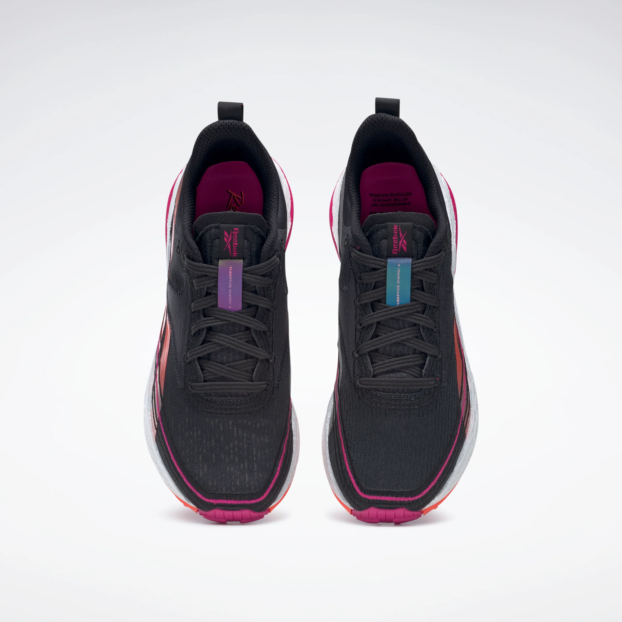 Reebok Footwear Women Floatride Energy 4 Shoes Cblack/Propnk/Orgfla - Image 6