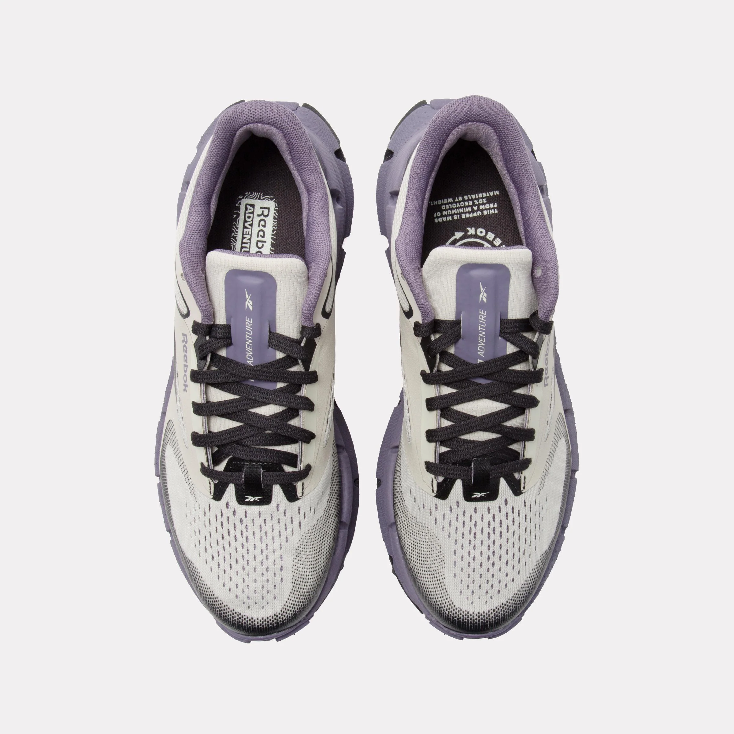 Reebok Footwear Women FloatZig 1 Adventure Shoes ALABASTER/PURPLE FUSION/WASHED - Image 6