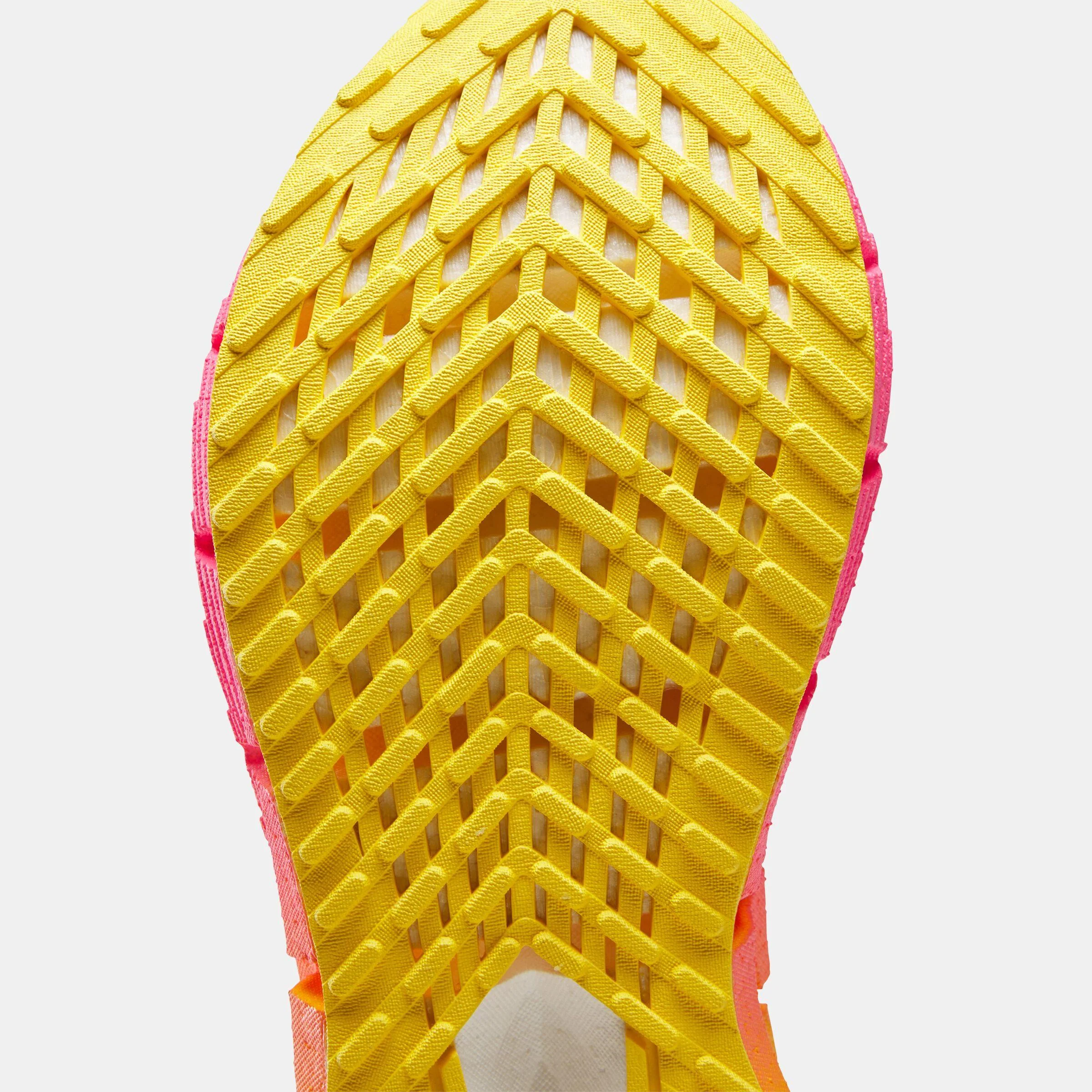 Reebok Footwear Women FloatZig 1 Running Shoes CHALK/SAND/ATOMIC PINK - Image 7