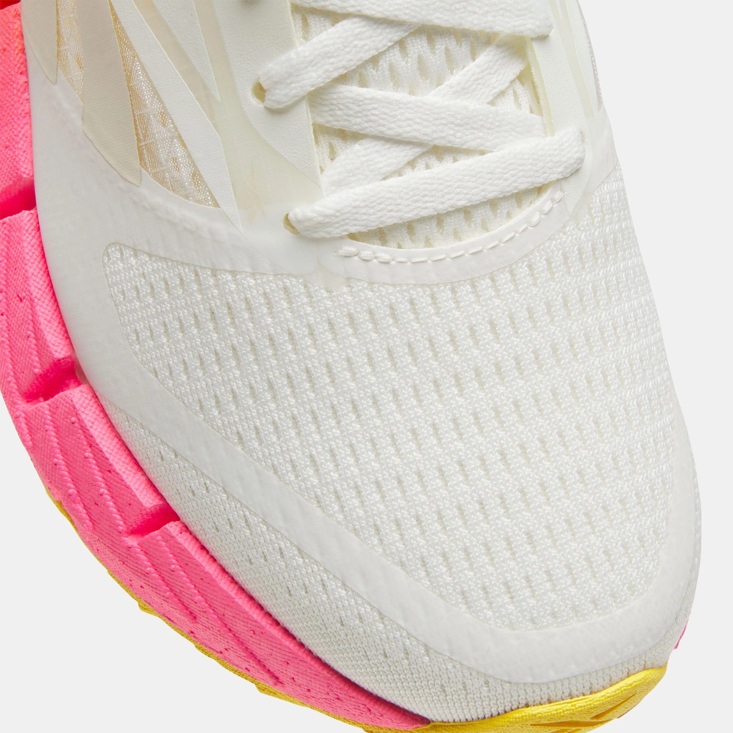 Reebok Footwear Women FloatZig 1 Running Shoes CHALK/SAND/ATOMIC PINK - Image 8