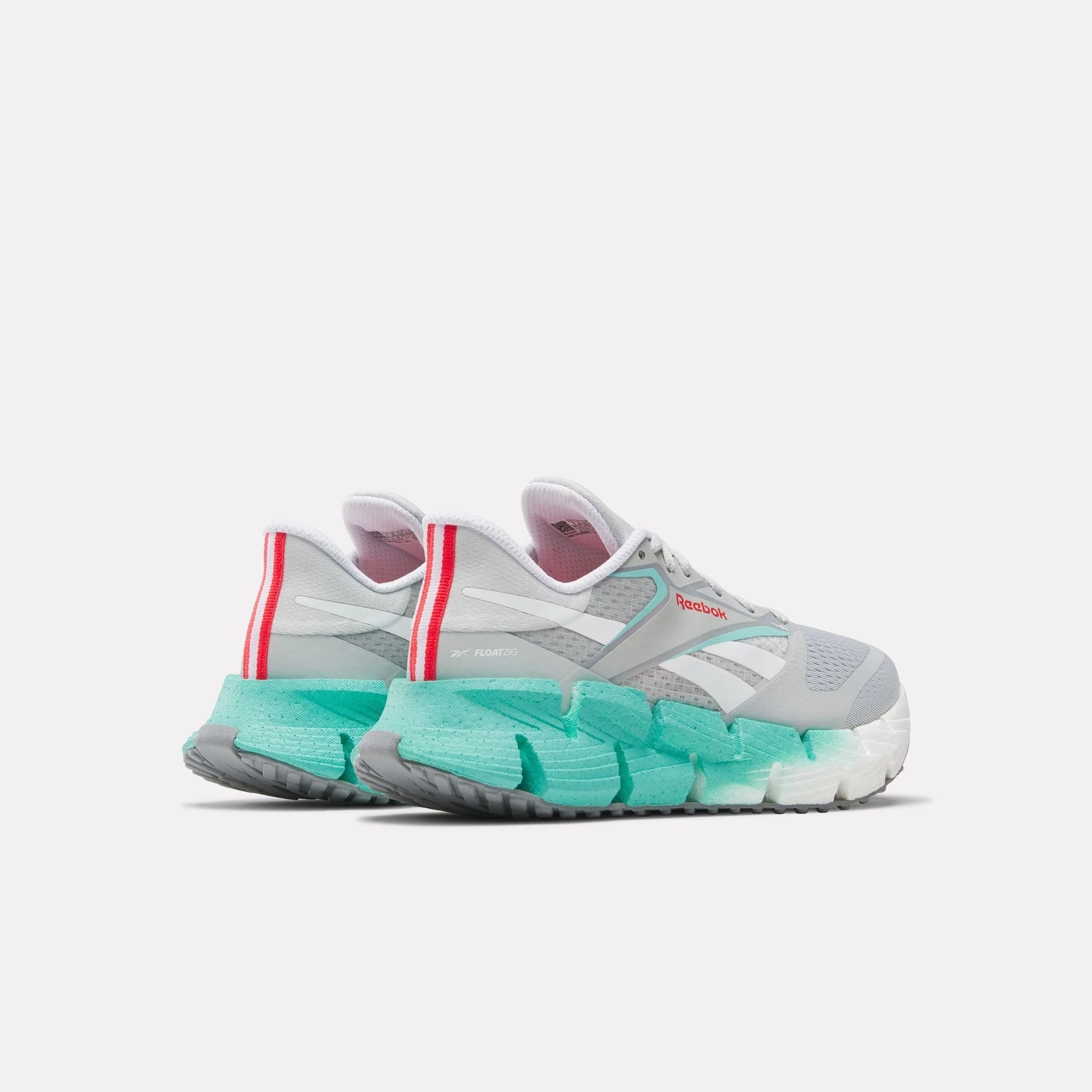 Reebok Footwear Women FloatZig 1 Running Shoes GREY 1/AI AQUA/WHITE - Image 3