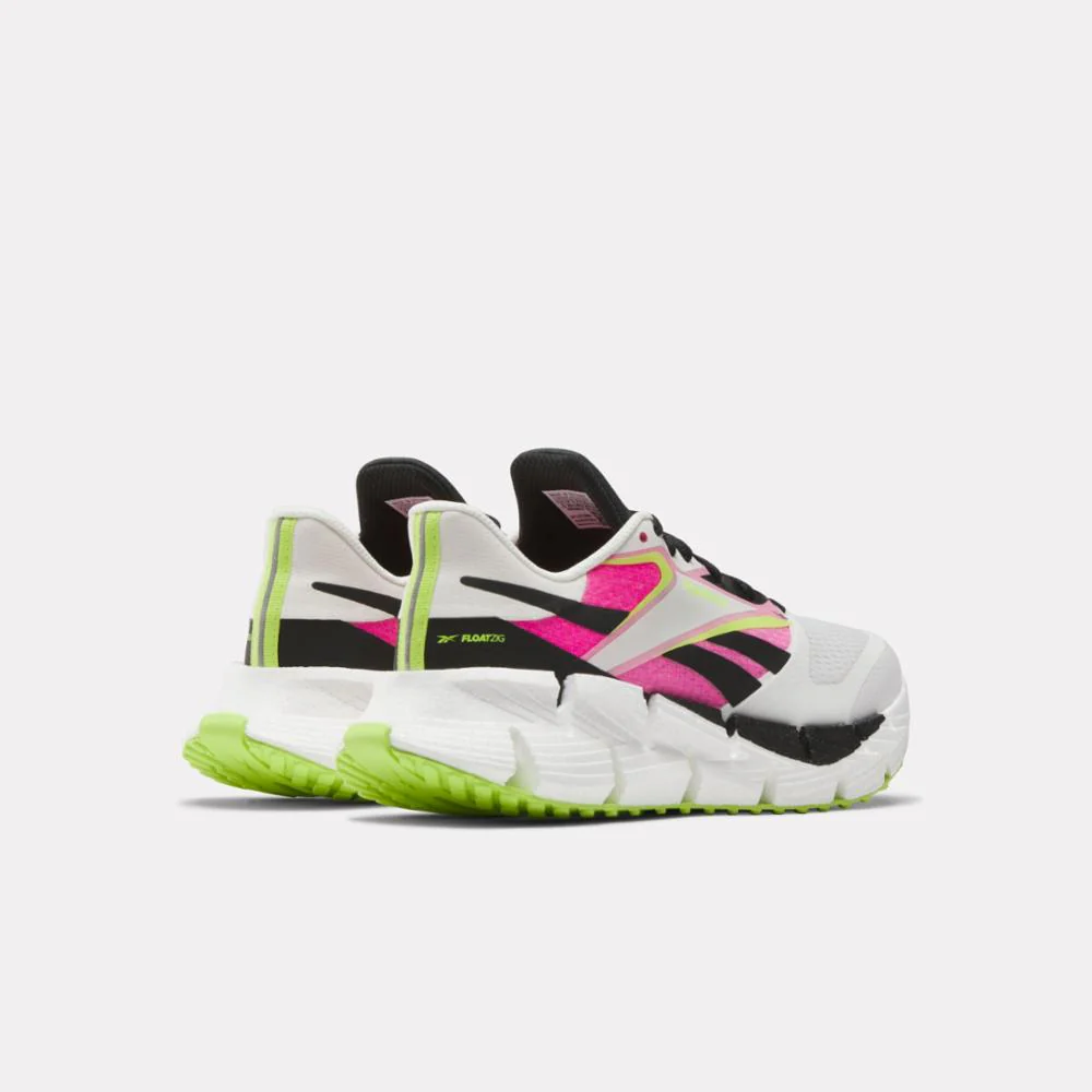 Reebok Footwear Women Floatzig 1 Women's Running Shoes CHALK/BLACK/LASPIN - Image 3