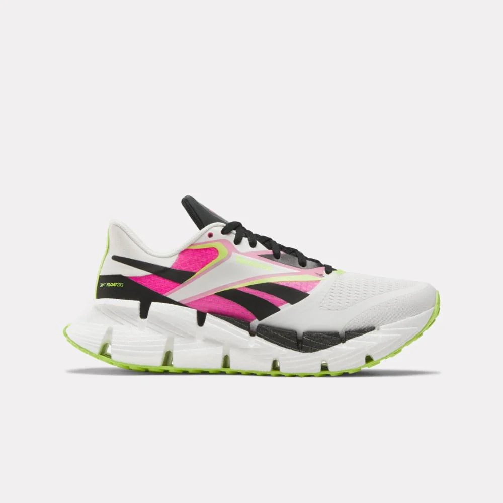 Reebok Footwear Women Floatzig 1 Women's Running Shoes CHALK/BLACK/LASPIN - Image 7