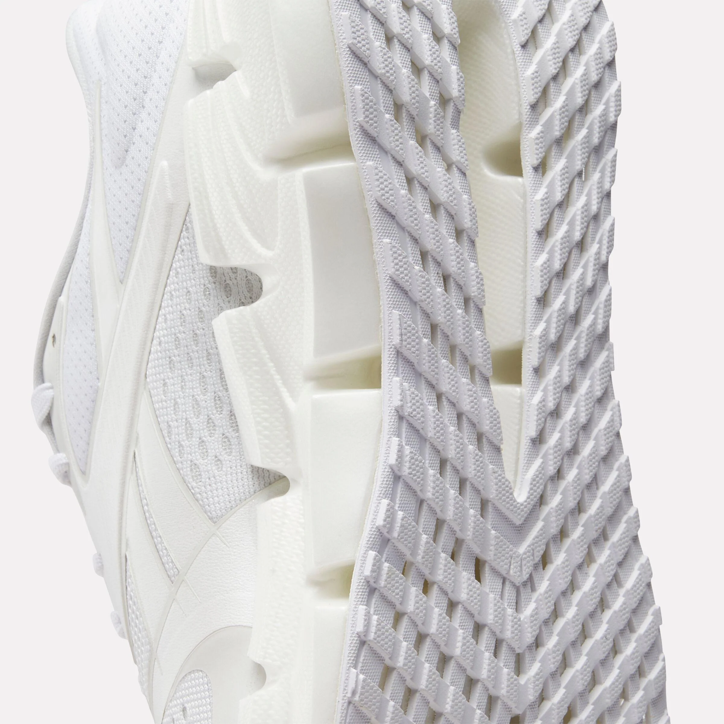 Reebok Footwear Women FloatZig 2 Running Shoes WHITE/BARELY GREY/WHITE - Image 7