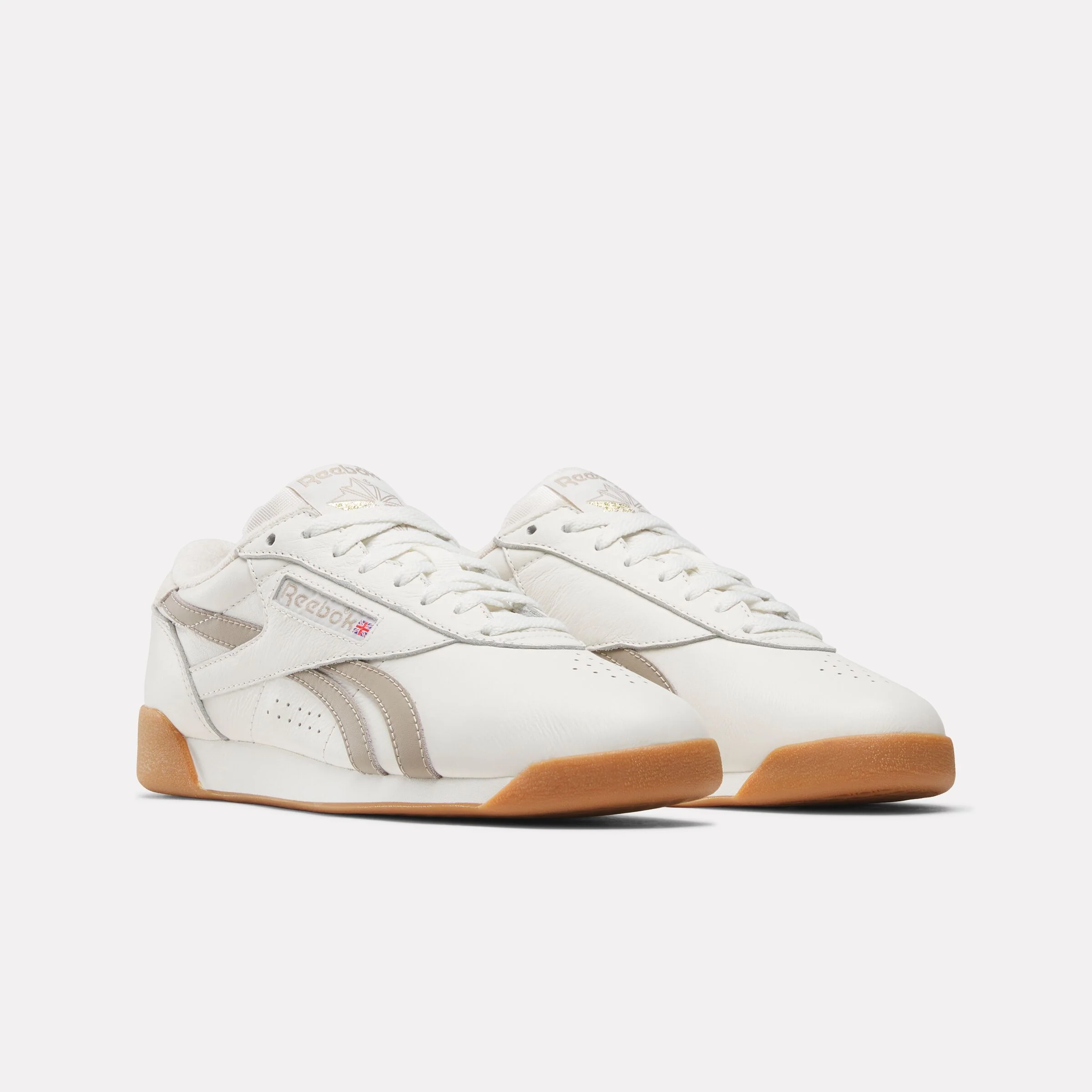 REEBOK FOOTWEAR WOMEN Freestyle Lo Shoes CHALK/GRAINYGREY/GUM - Image 2