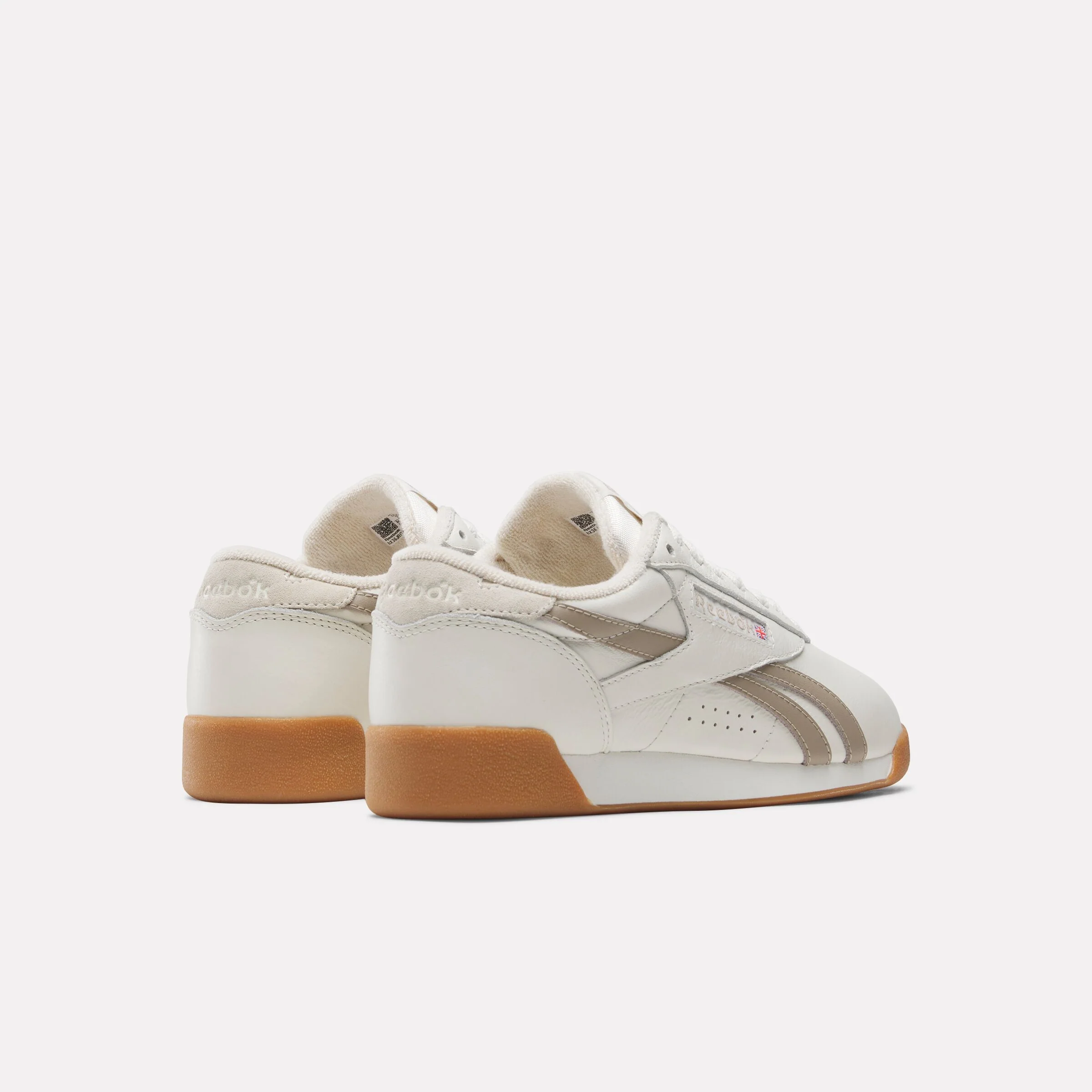 REEBOK FOOTWEAR WOMEN Freestyle Lo Shoes CHALK/GRAINYGREY/GUM - Image 3