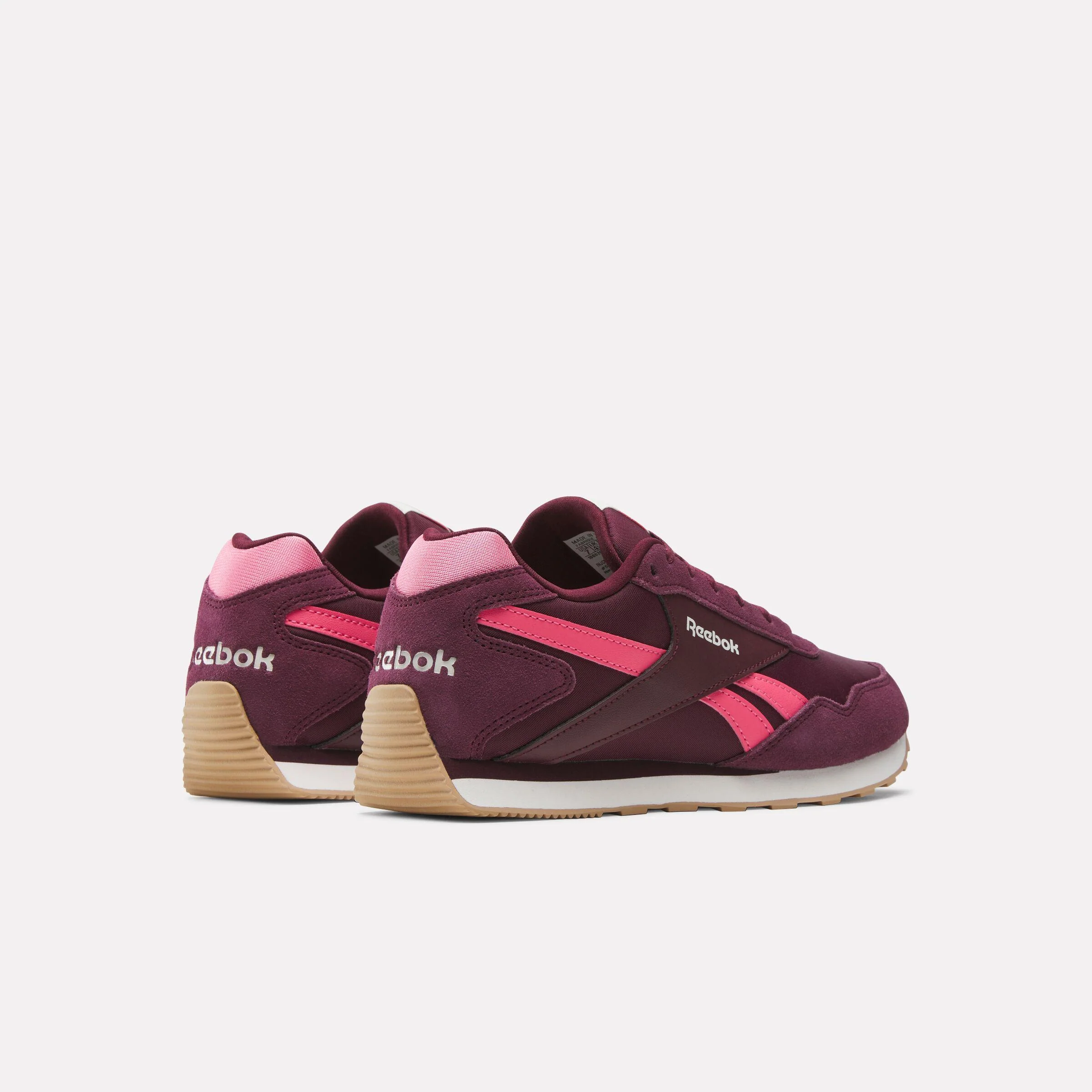 Reebok Footwear Women Glide Low Shoes BLACK CHERRY/PASSION PINK/CHAL - Image 3